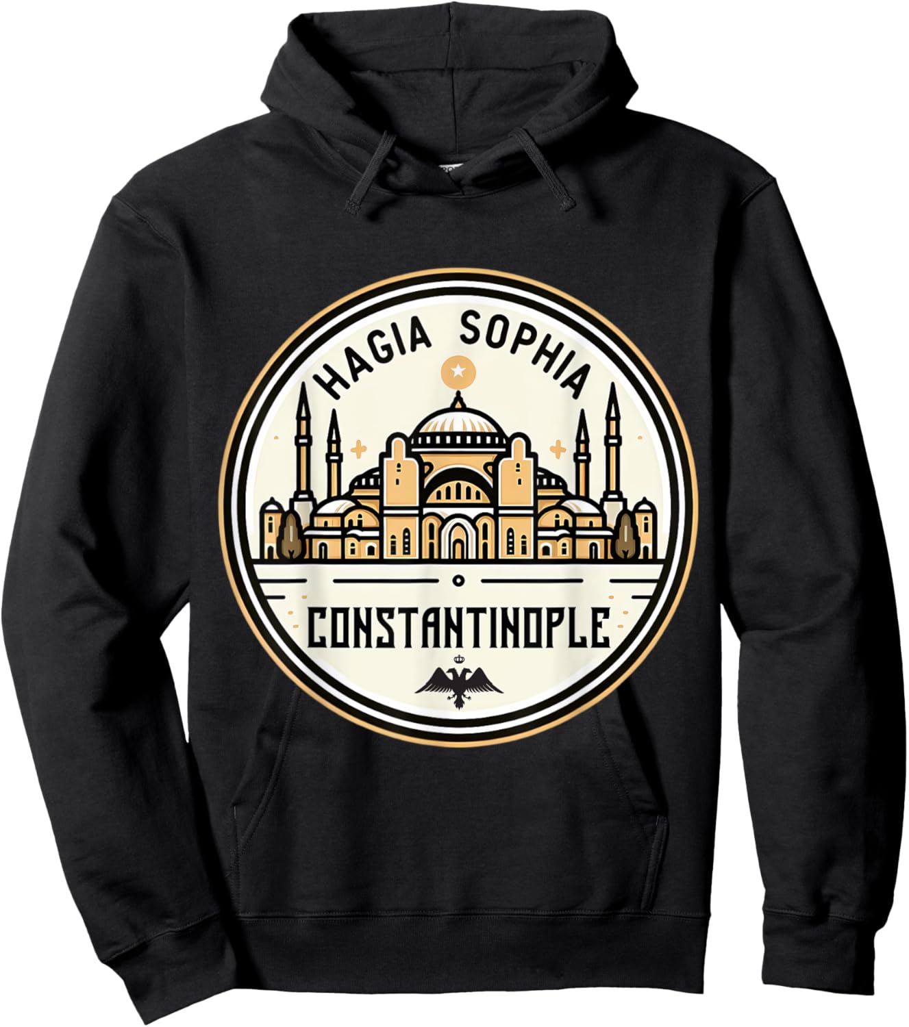 Hagia Sophia Constantinople Byzantium Souvenir Memorabilia Hoodie - Hoodie | Black
