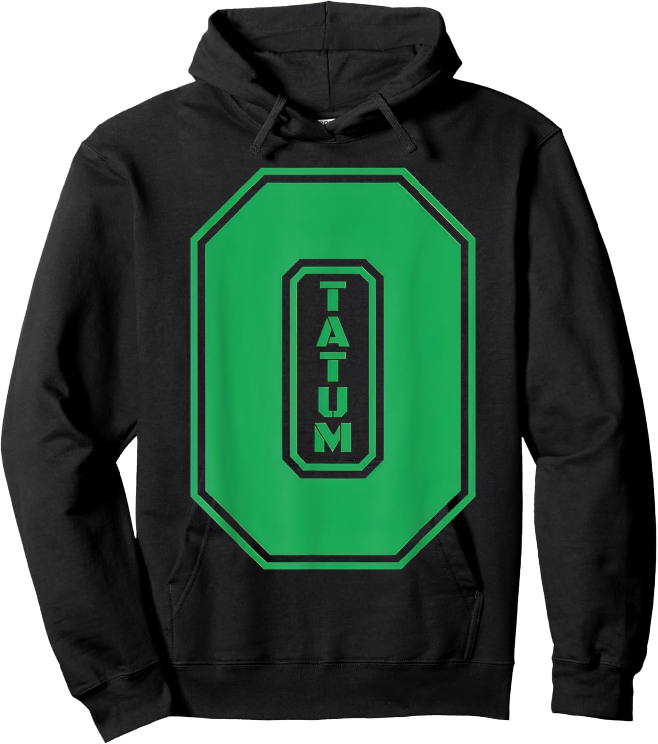 Tatum Who wears number 0 green is incredibly brilliant Hoodie - Hoodie | Black