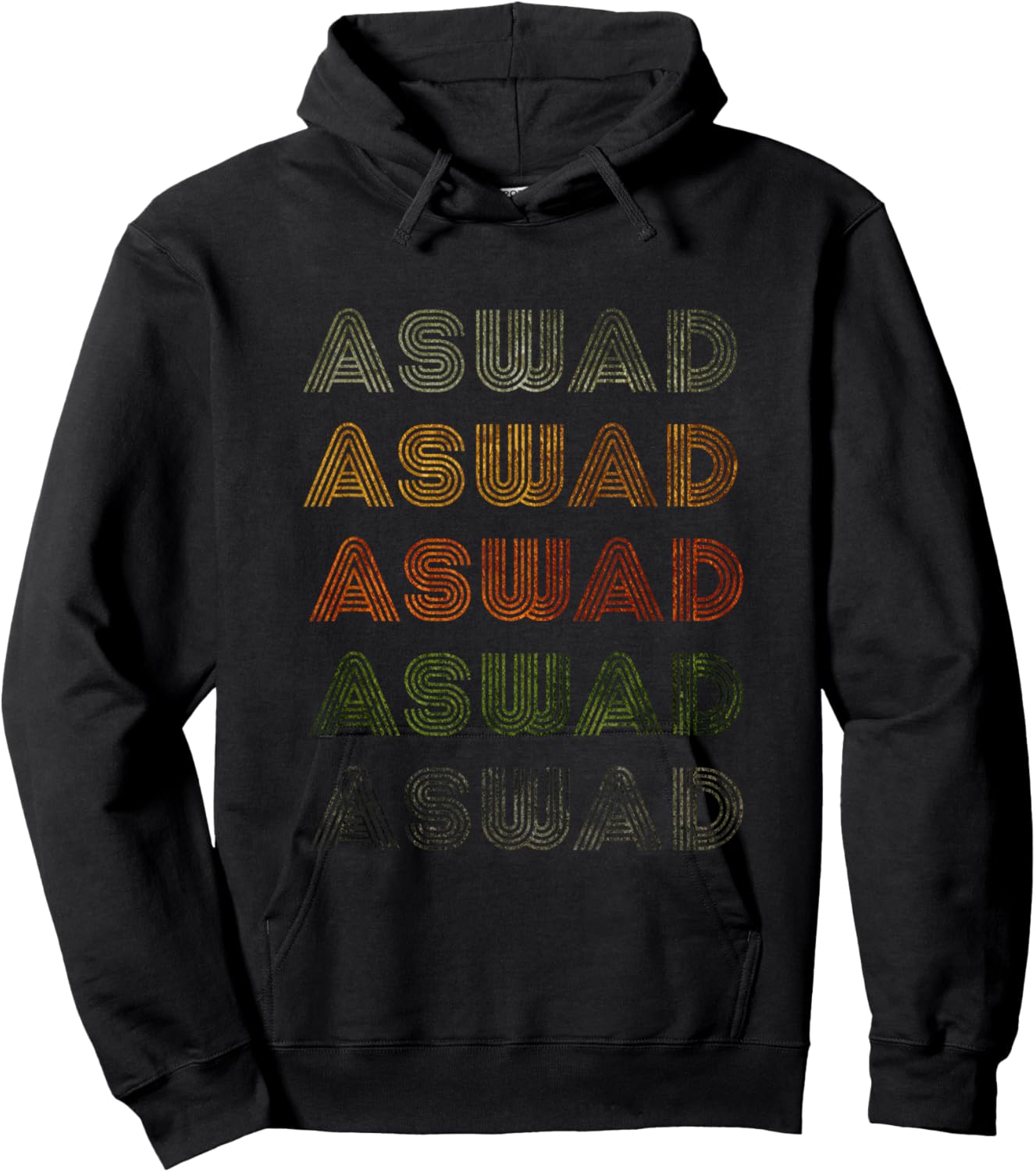 Love Heart Aswad Grunge Vintage Style Black Aswad Hoodie - Hoodie | Black