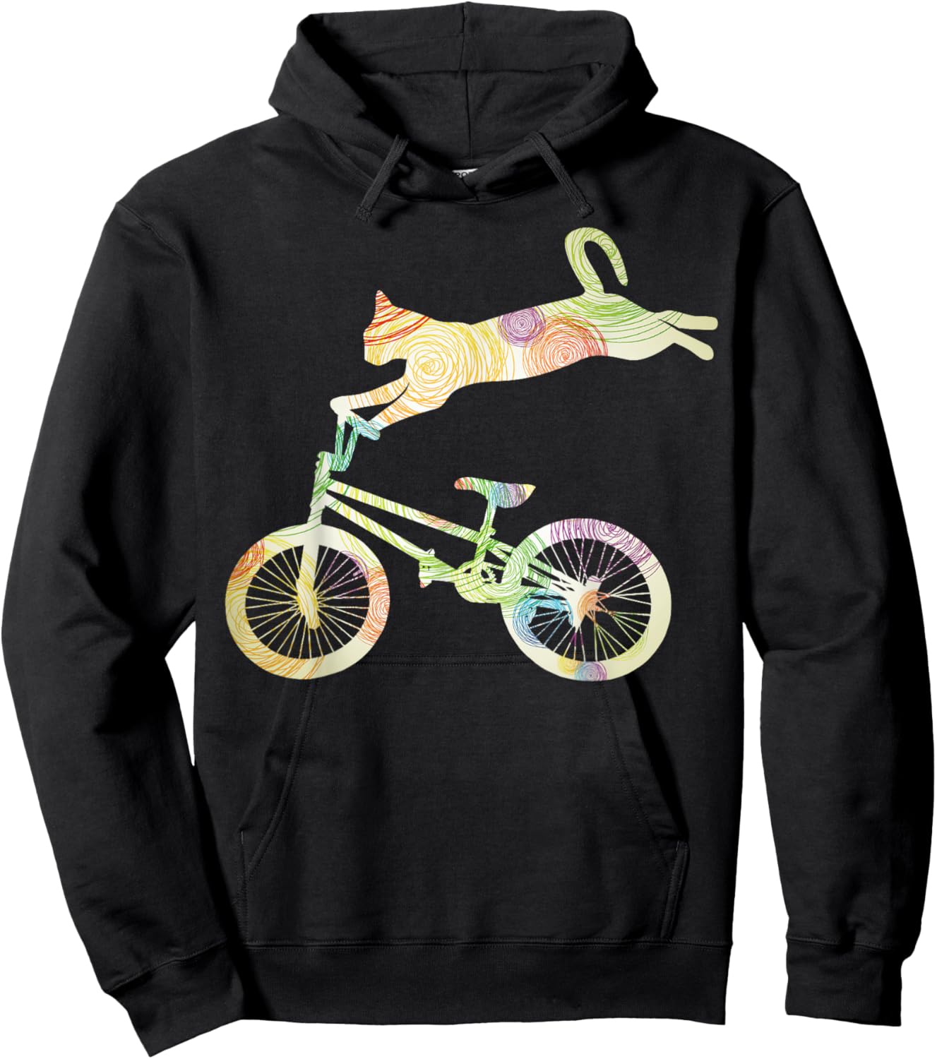 BMX Art Women Toddler Boys Off Road BMX Riding BMX Hoodie - Hoodie | Black