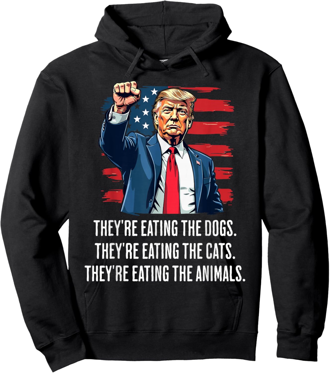 They're eating the Dogs they're eating the Cats and Animals Hoodie - Hoodie | Black
