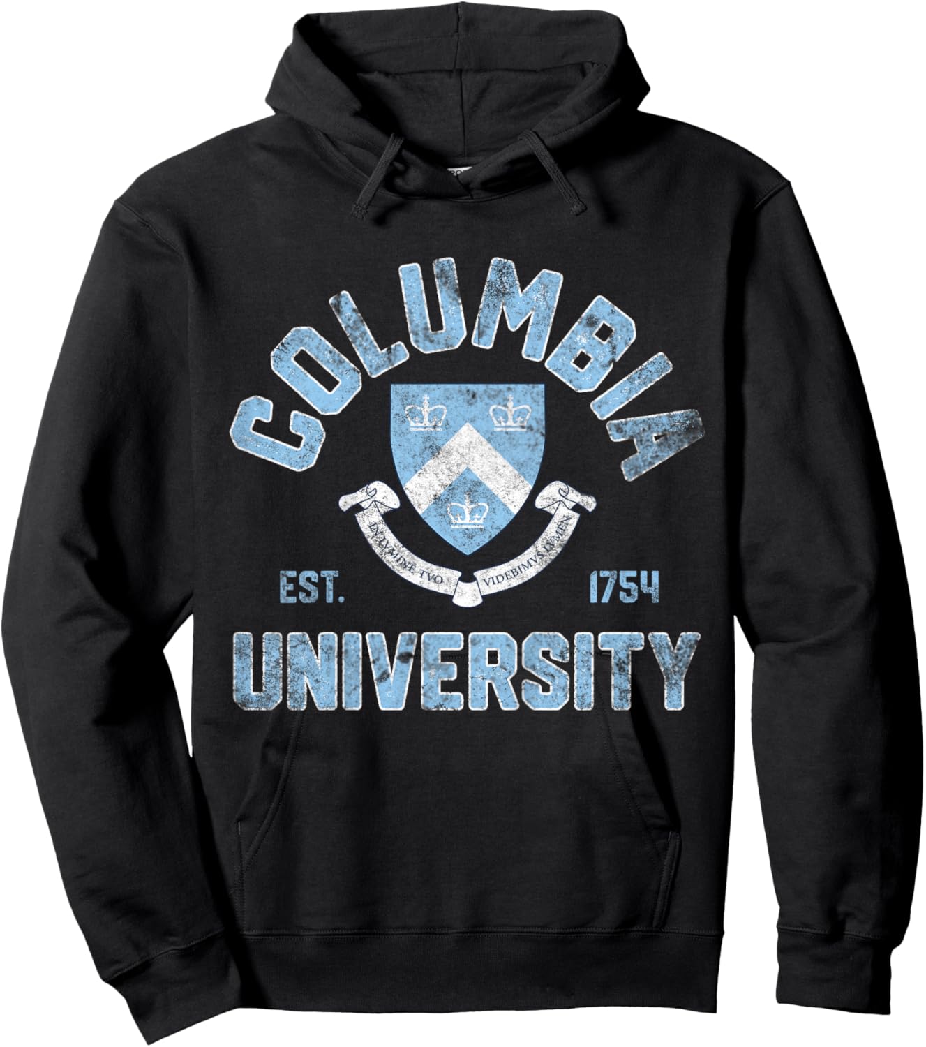 Kids Columbia Vintage Crest Arch EST. 1754 Navy | Columbia Hoodie - Hoodie | Black