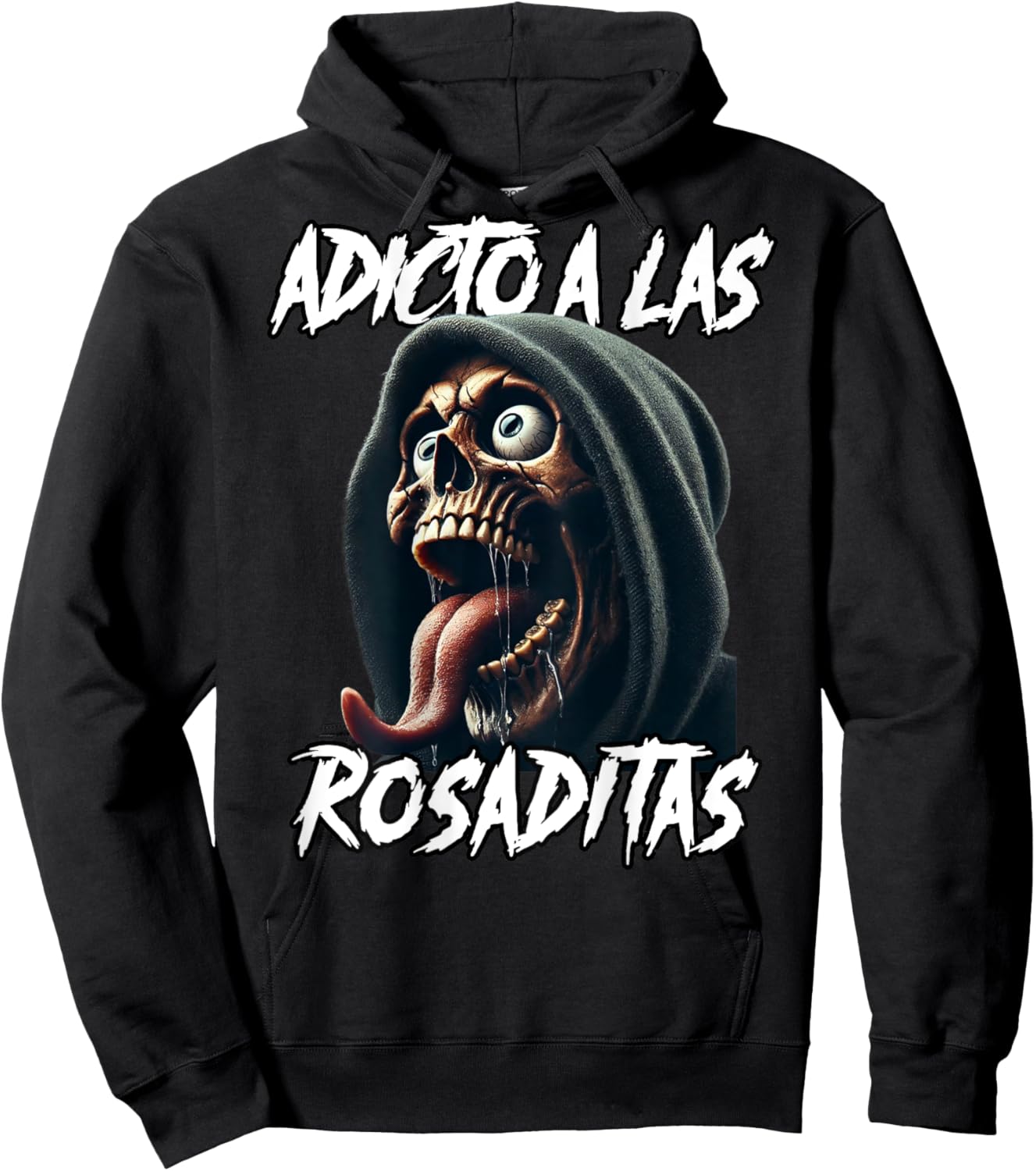 Adicto a las rosaditas gym. Espalda Hoodie - Hoodie | Black