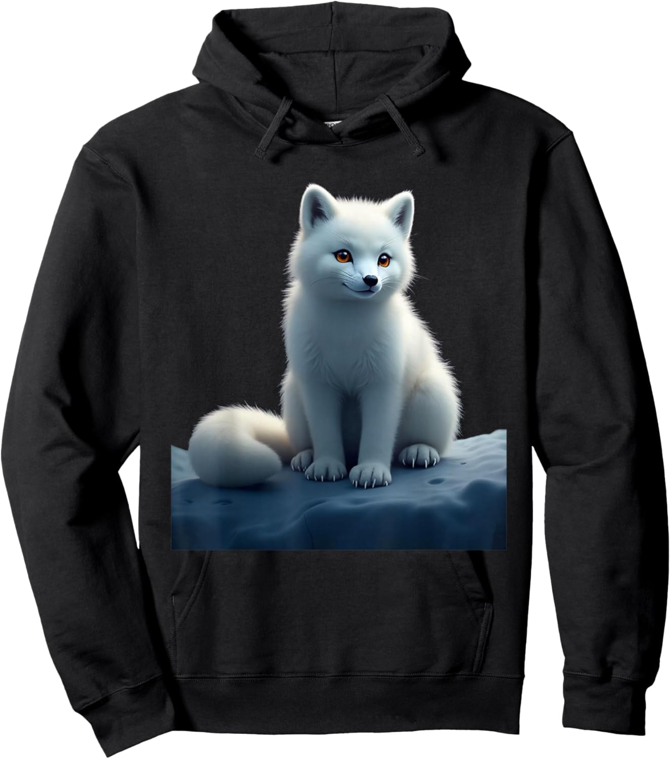 Arctic Fox Kids Hoodie - Hoodie | Black