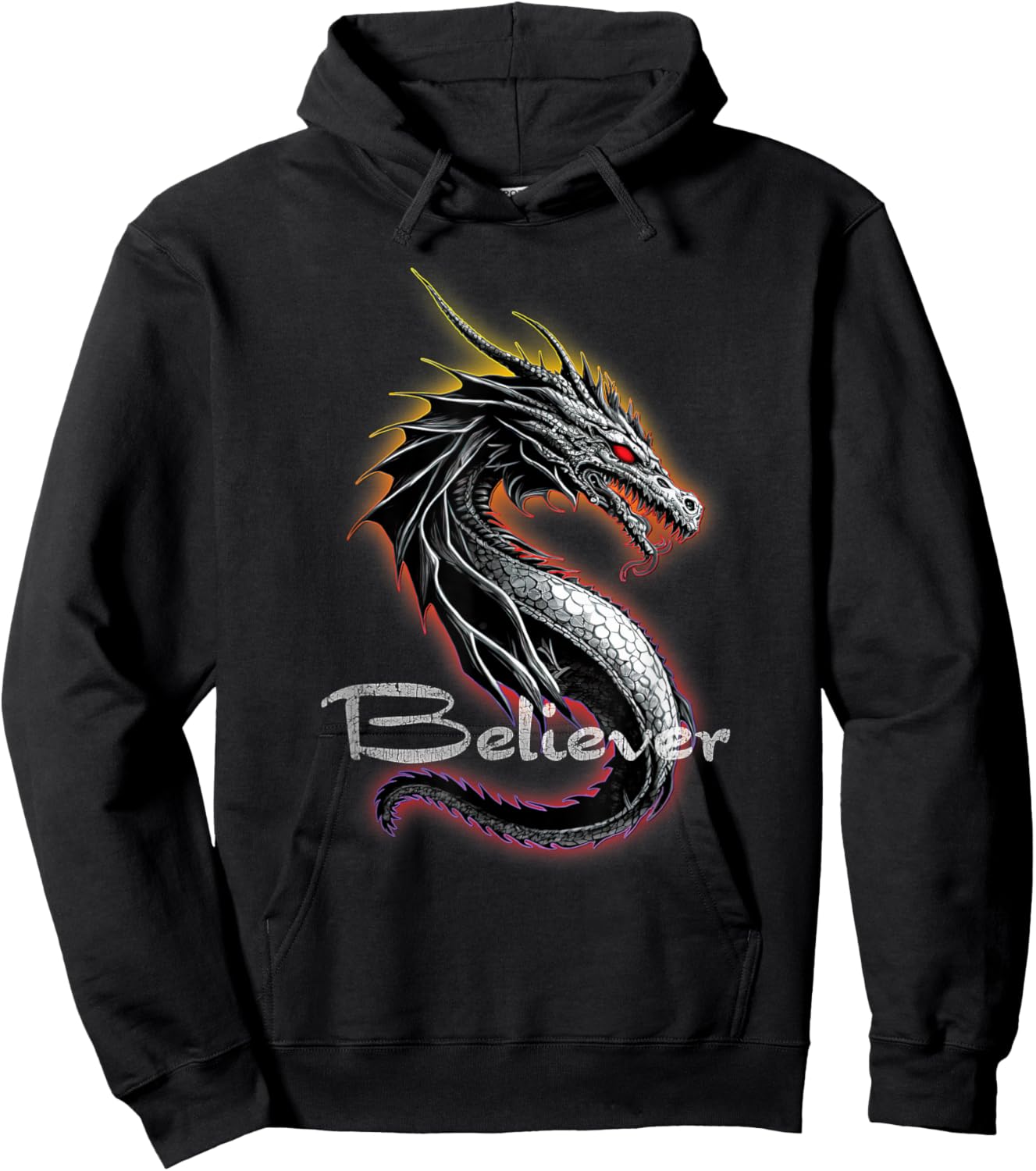 Dragon Believer - Imagine This Gift Dragon Fans Hoodie - Hoodie | Black