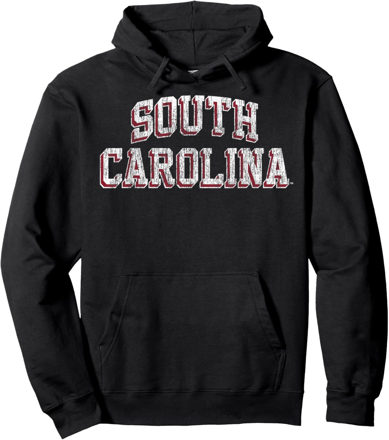 South Carolina Gamecocks Retro Arch Officially Licensed Hoodie - Hoodie | Black