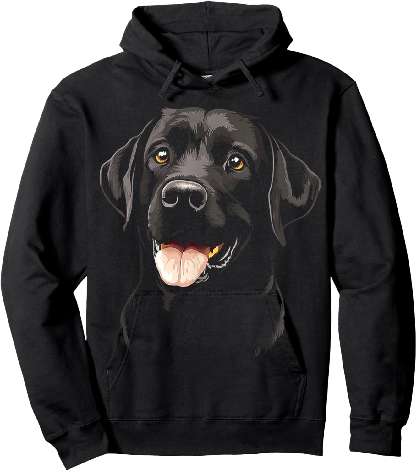 Labrador Retriever Dog Motif Pet Art Labrador Retriever Hoodie - Hoodie | Black