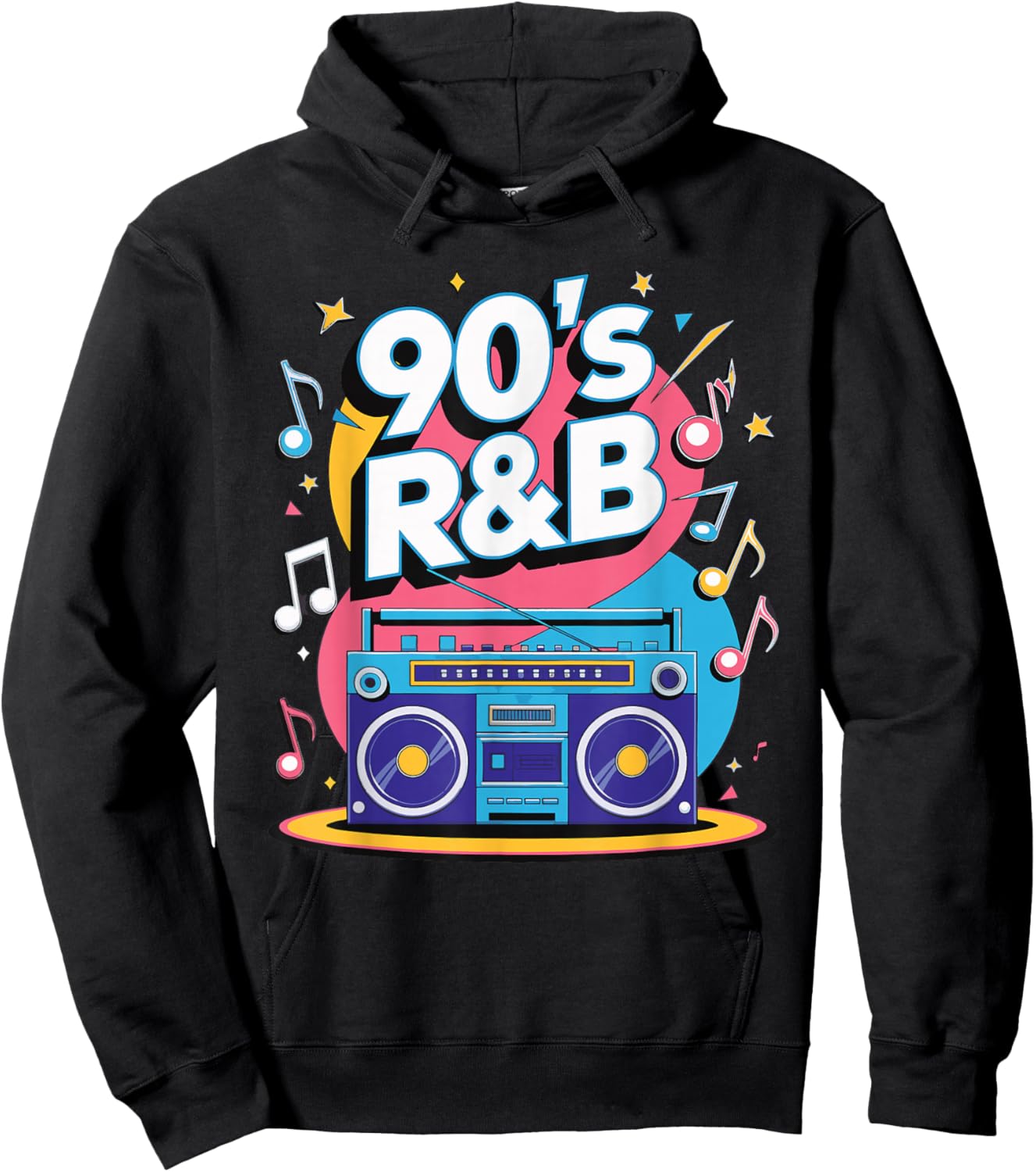 90's R&B Hoodie - Hoodie | Black