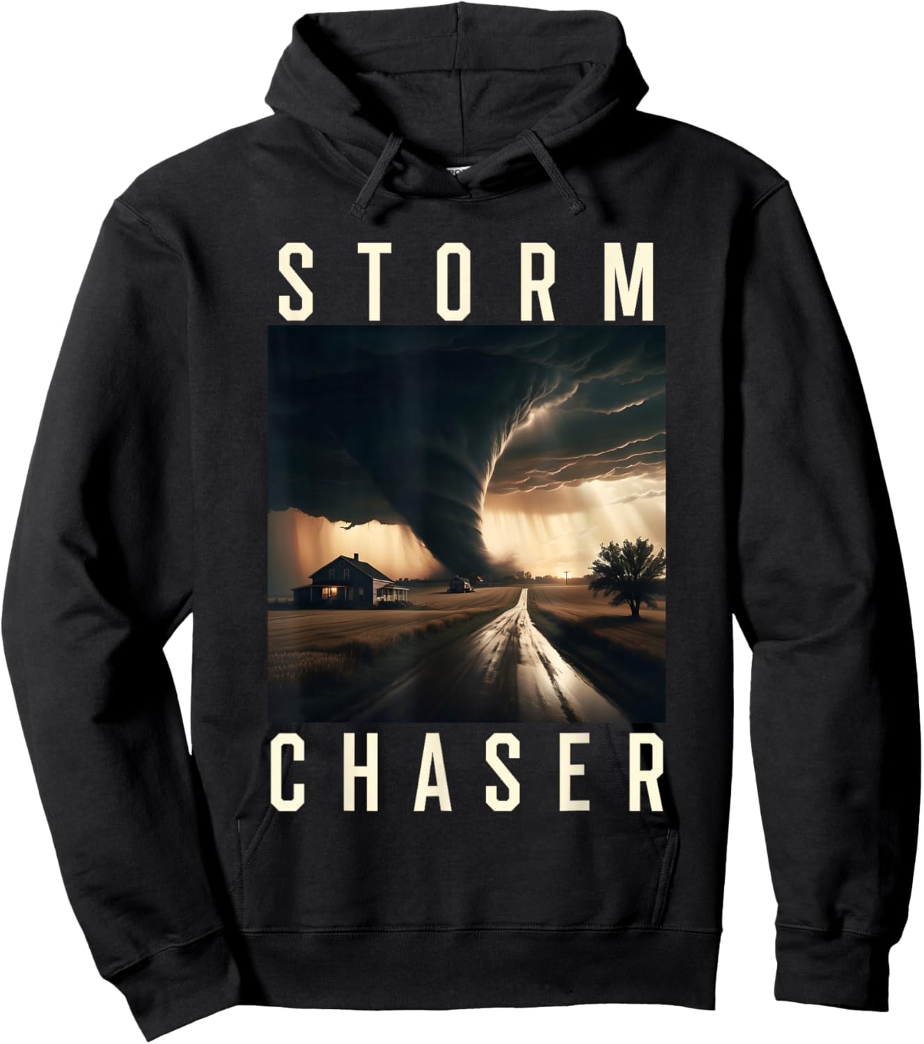 Storm Chaser Tornado Twister Chasers Weather Meteorologist Hoodie - Hoodie | Black