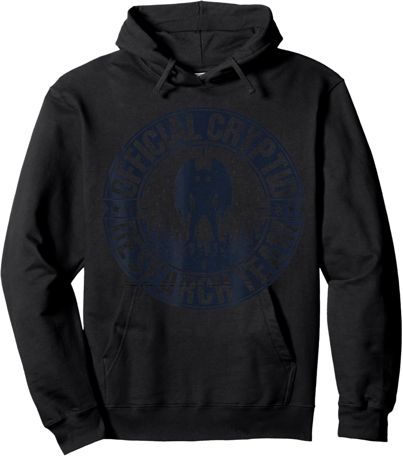 Official Cryptid Research Team Mothman Hunting Creatures Hoodie - Hoodie | Black