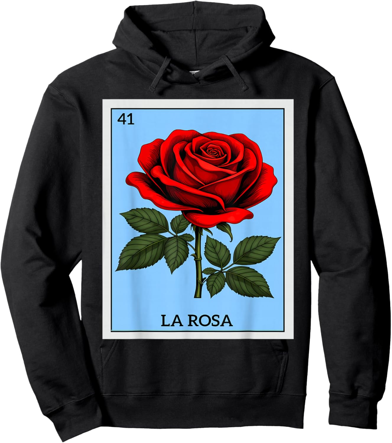 Rosa Card Mexican Lottery Hoodie - Hoodie | Black