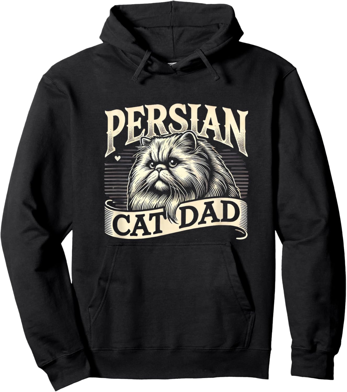 Persian Cat Dad Persian Cats Persian Cat Lover Hoodie - Hoodie | Black