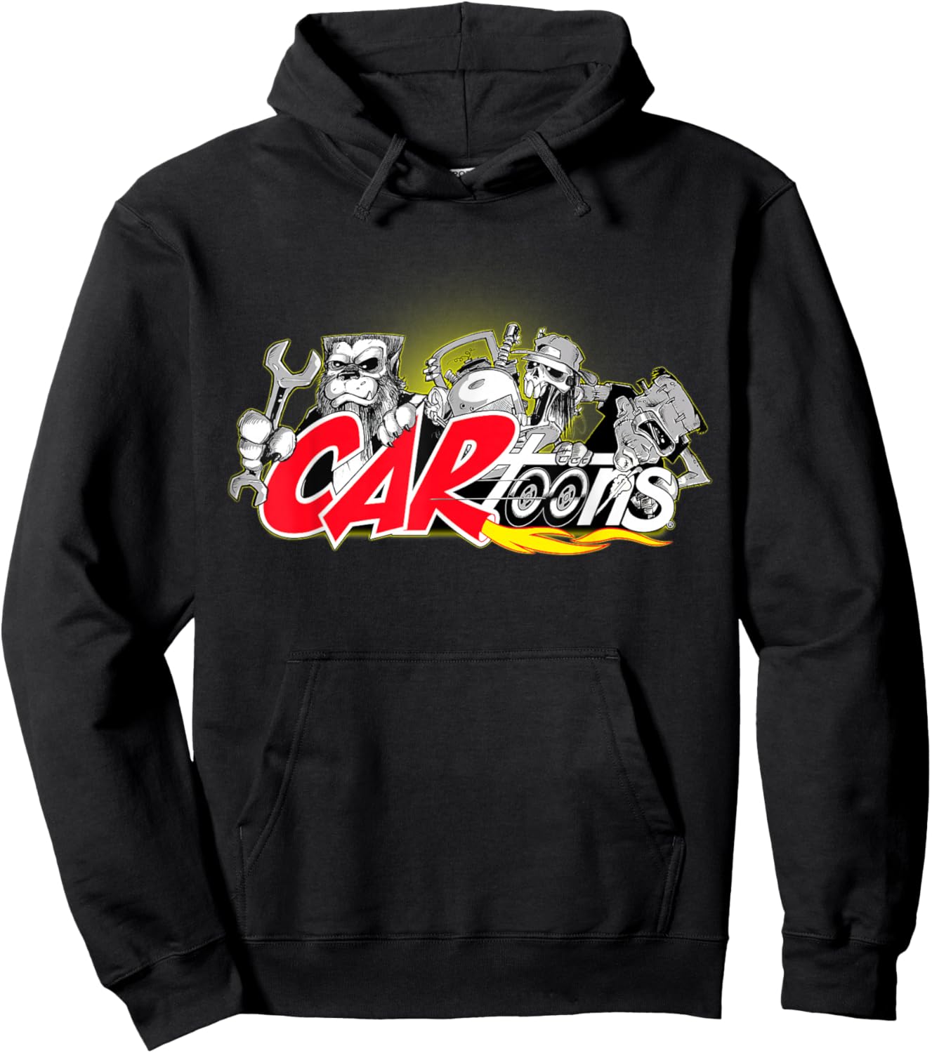 CARtoons Rust In Peace Design Hoodie - Hoodie | Black