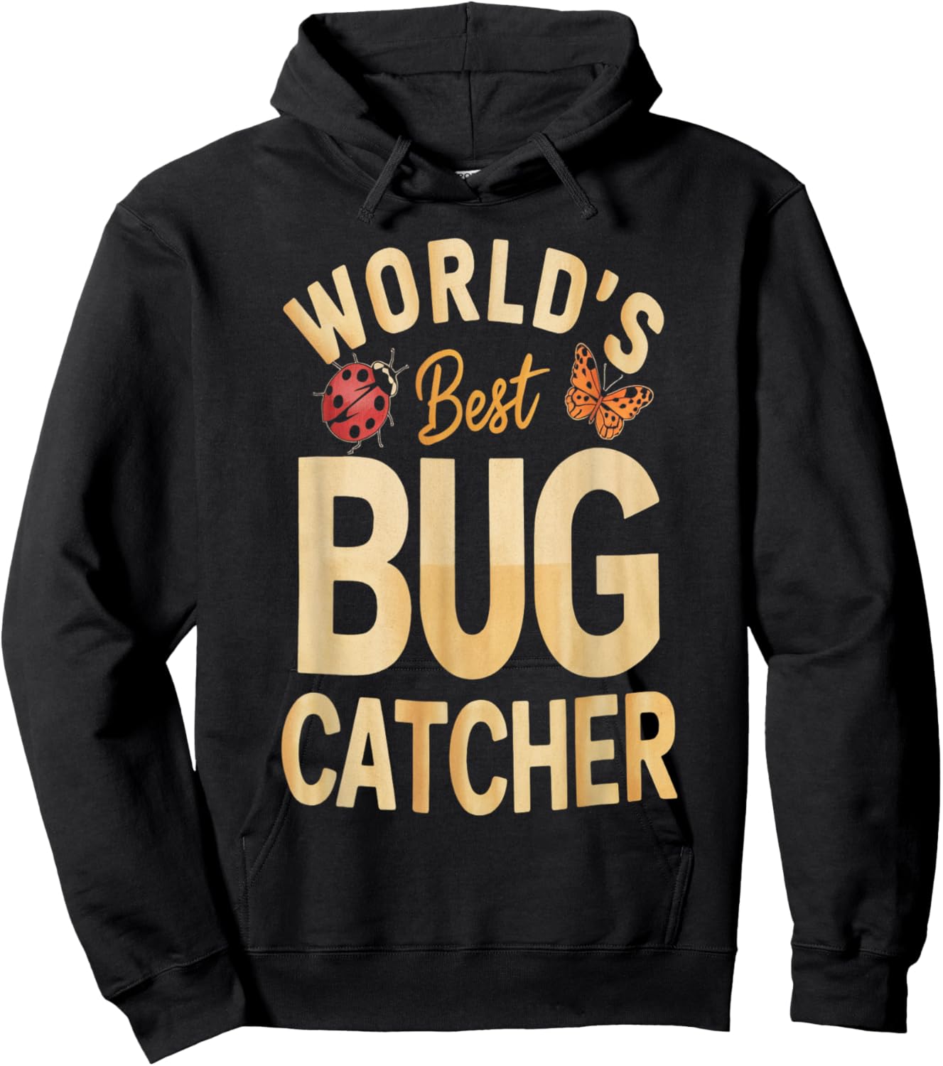 World's Best Insect Catcher Funny Explorer Design Hoodie - Hoodie | Black