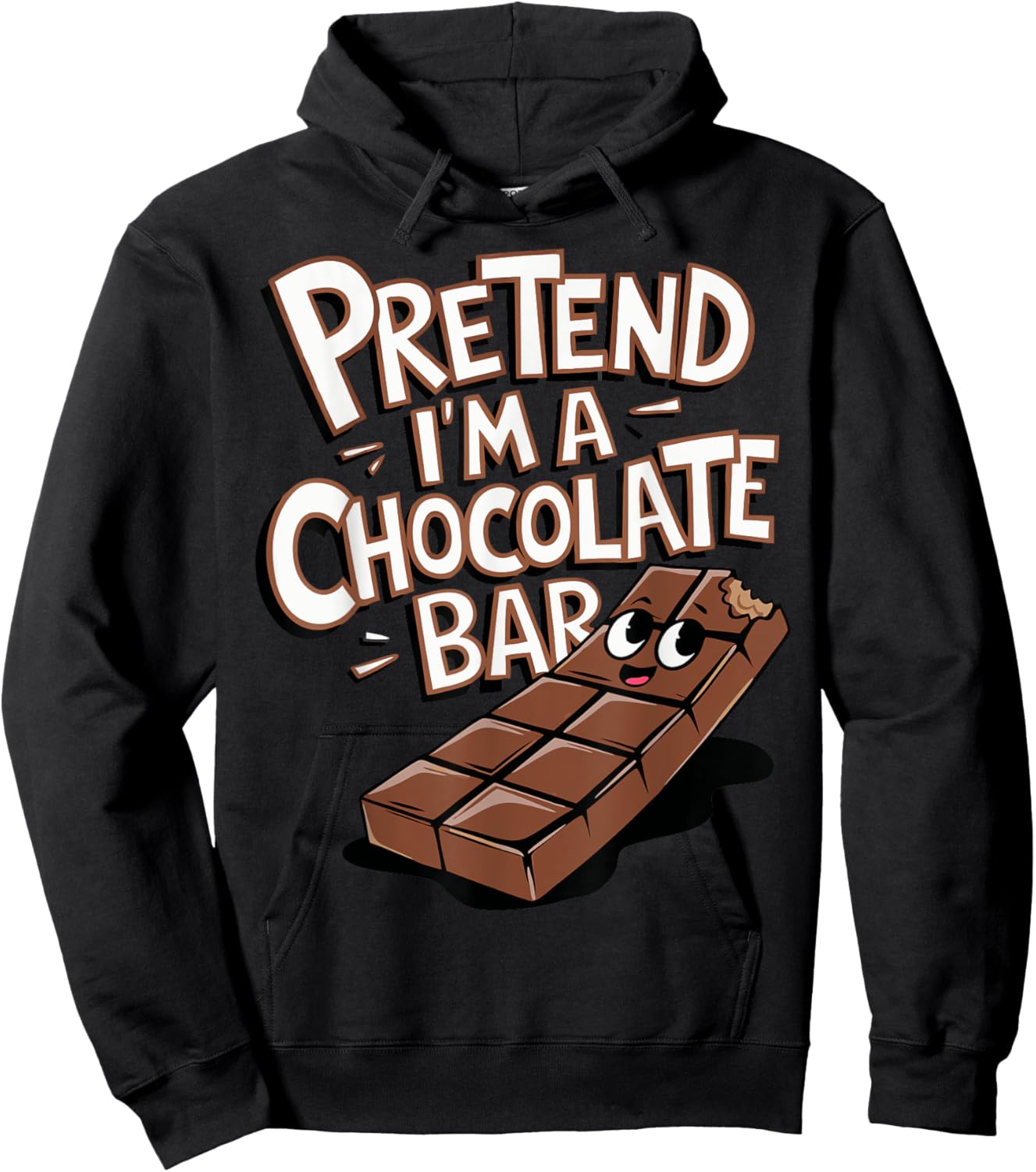 Pretend I'm A Chocolate Bar Hoodie - Hoodie | Black
