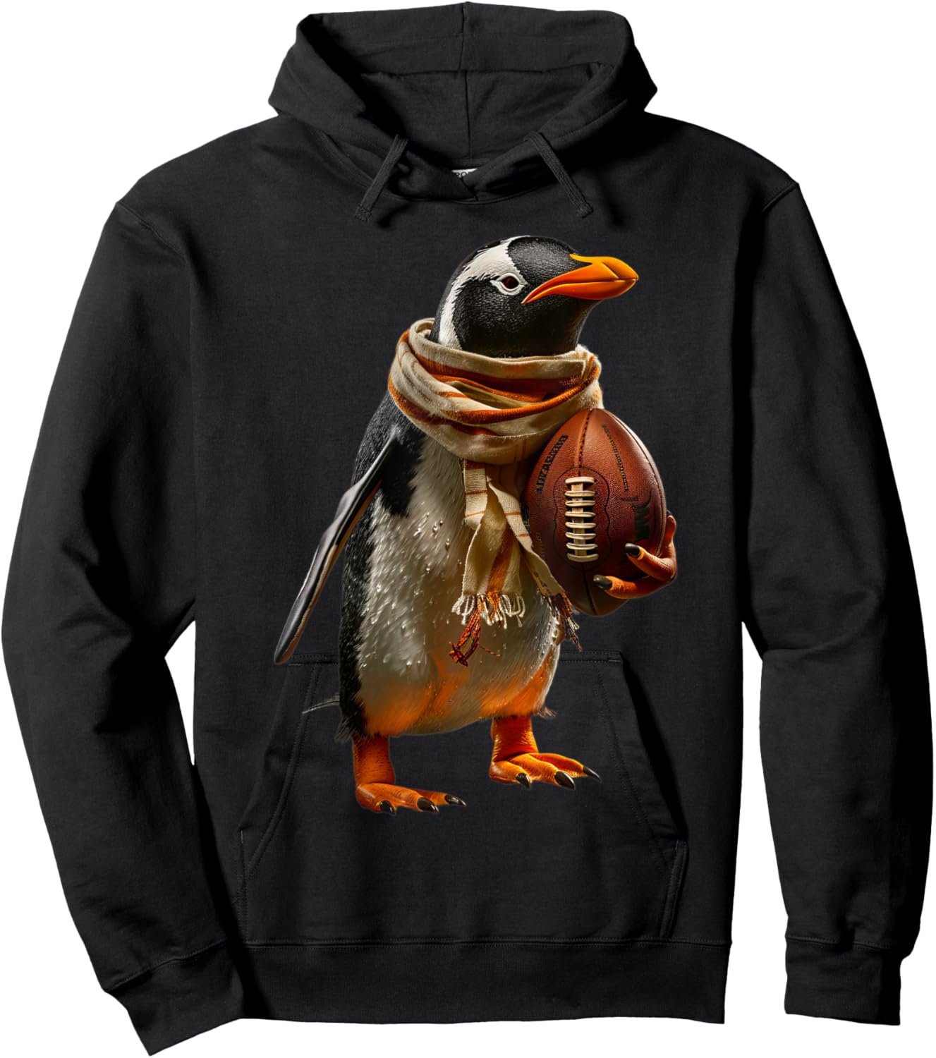 Penguin American Football Hoodie - Hoodie | Black