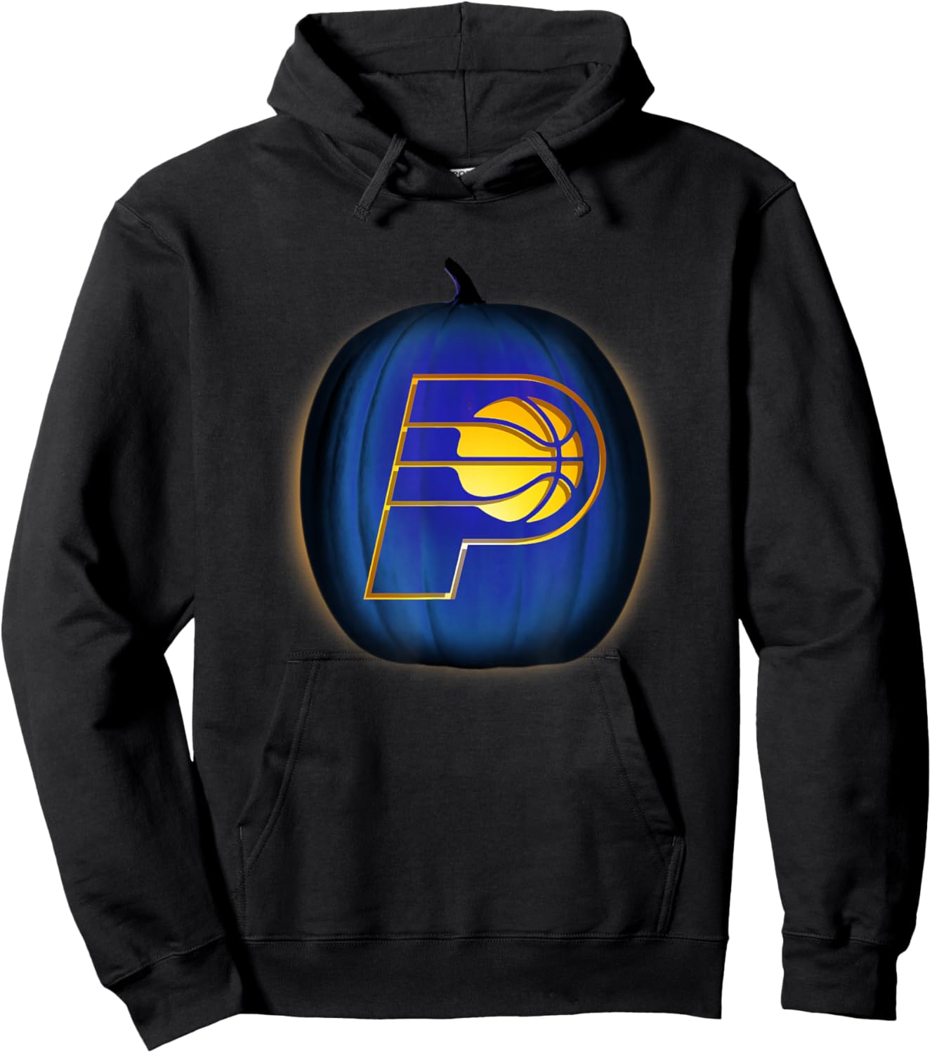 NBA Indiana Pacers Halloween Glow Pumpkin Hoodie - Hoodie | Black