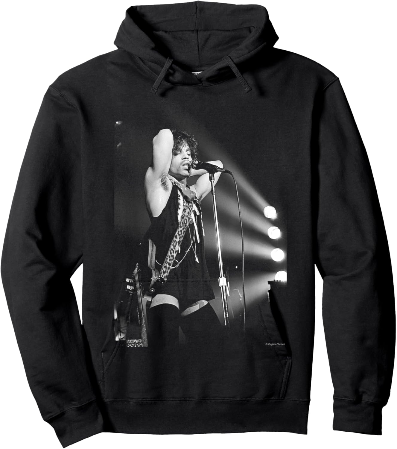 Prince Live Amsterdam Paradiso Club By Virgina Turbett Hoodie - Hoodie | Black