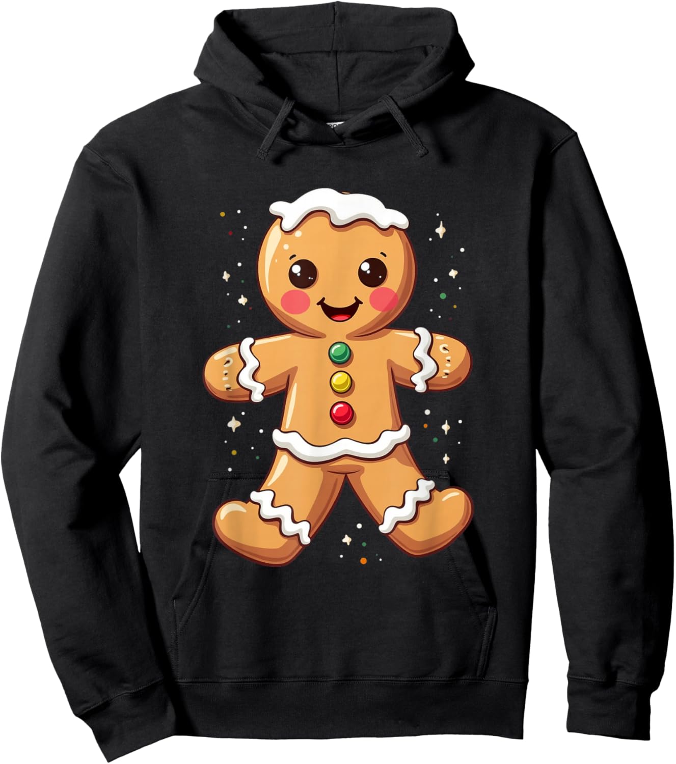 Gingerbread Holiday Hoodie - Hoodie | Black