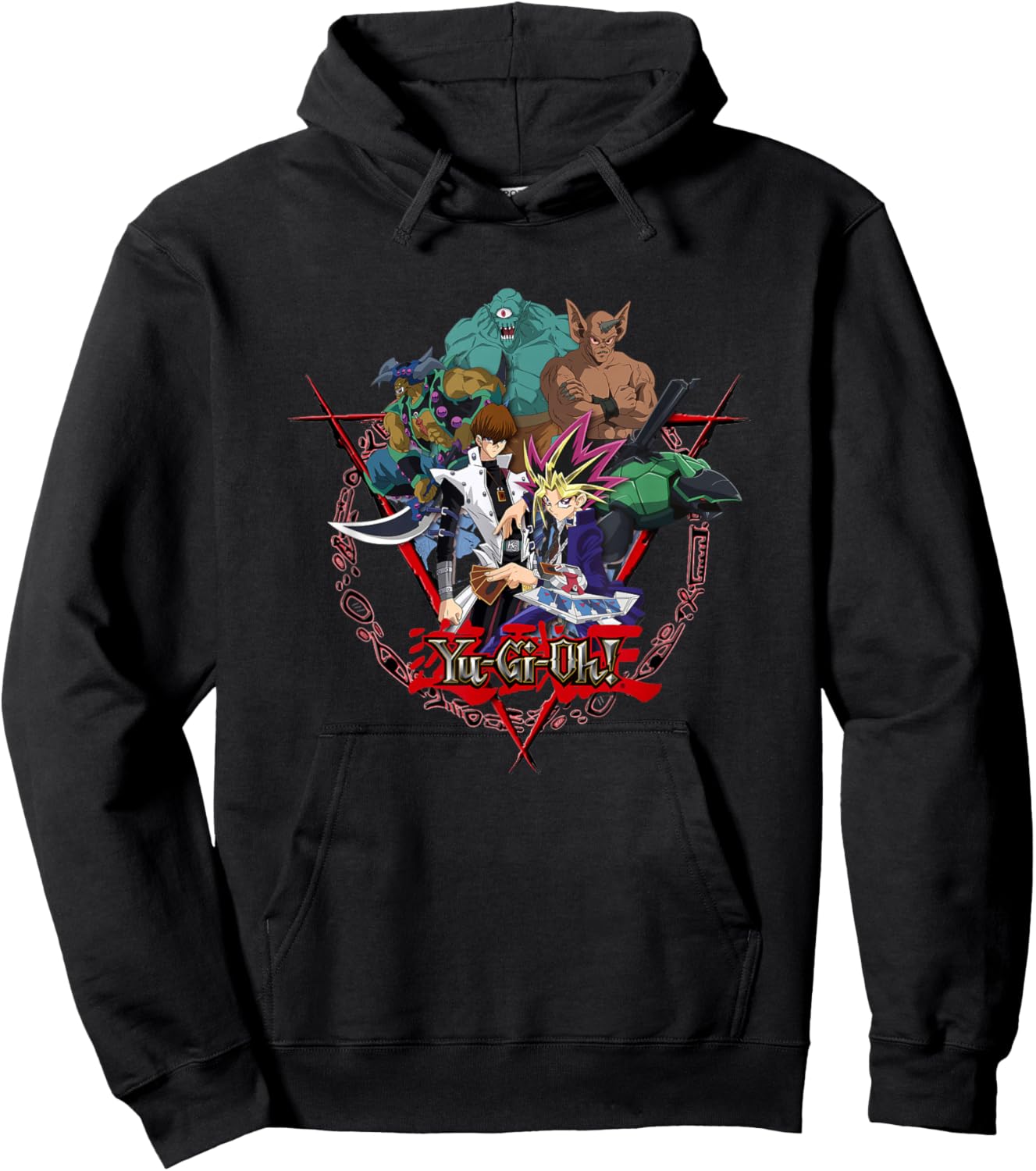 Yami Yugi & Kaiba Seto Logo PAPL606 Hoodie - Hoodie | Black