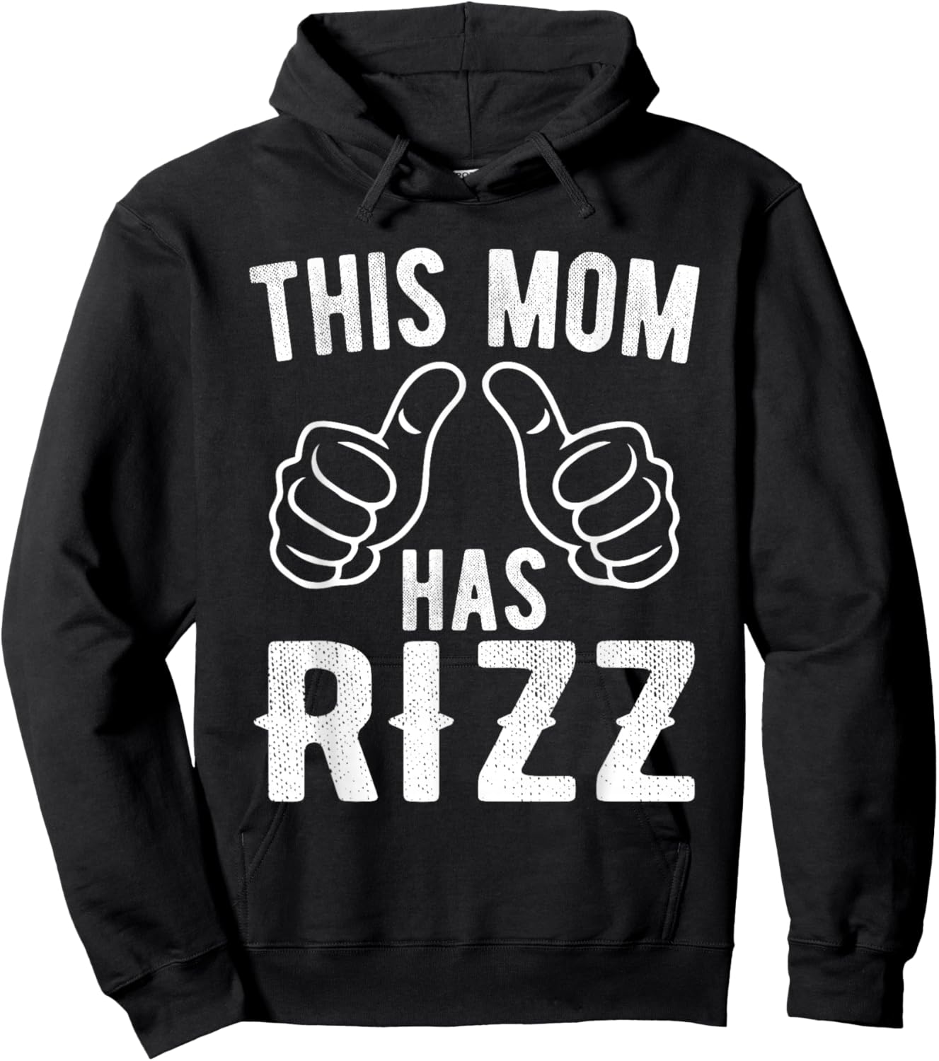 This Mom Has Rizz Funny Mother's Day Hoodie - Hoodie | Black