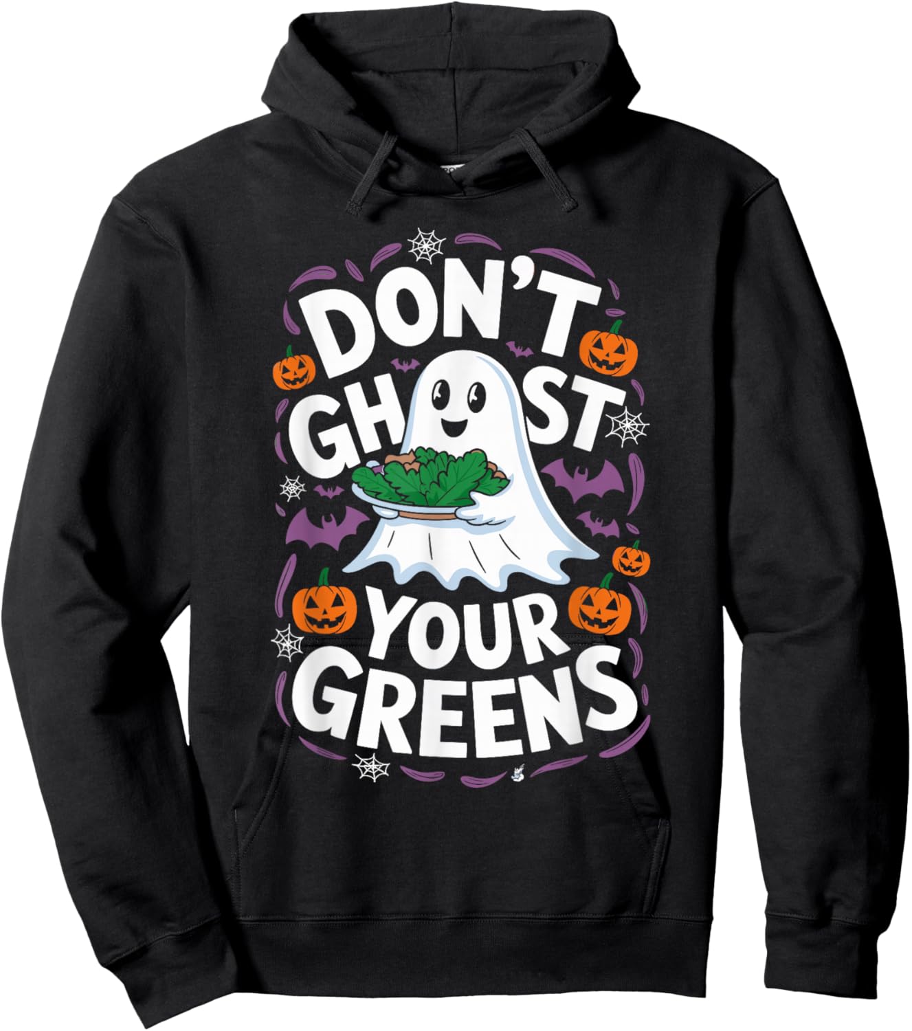 Don’t Ghost Your Greens Dietitian Halloween Hoodie - Hoodie | Black