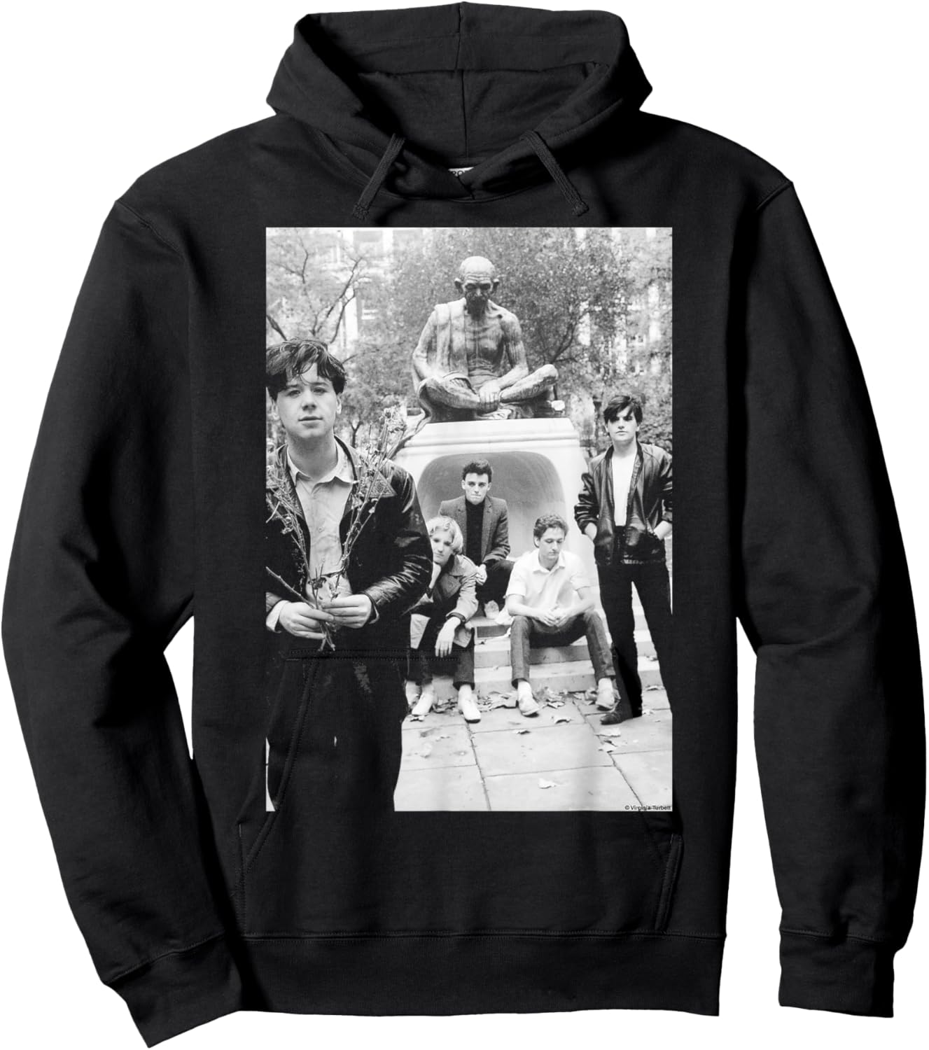 Simple Minds Band Shot By Virginia Turbett Hoodie - Hoodie | Black