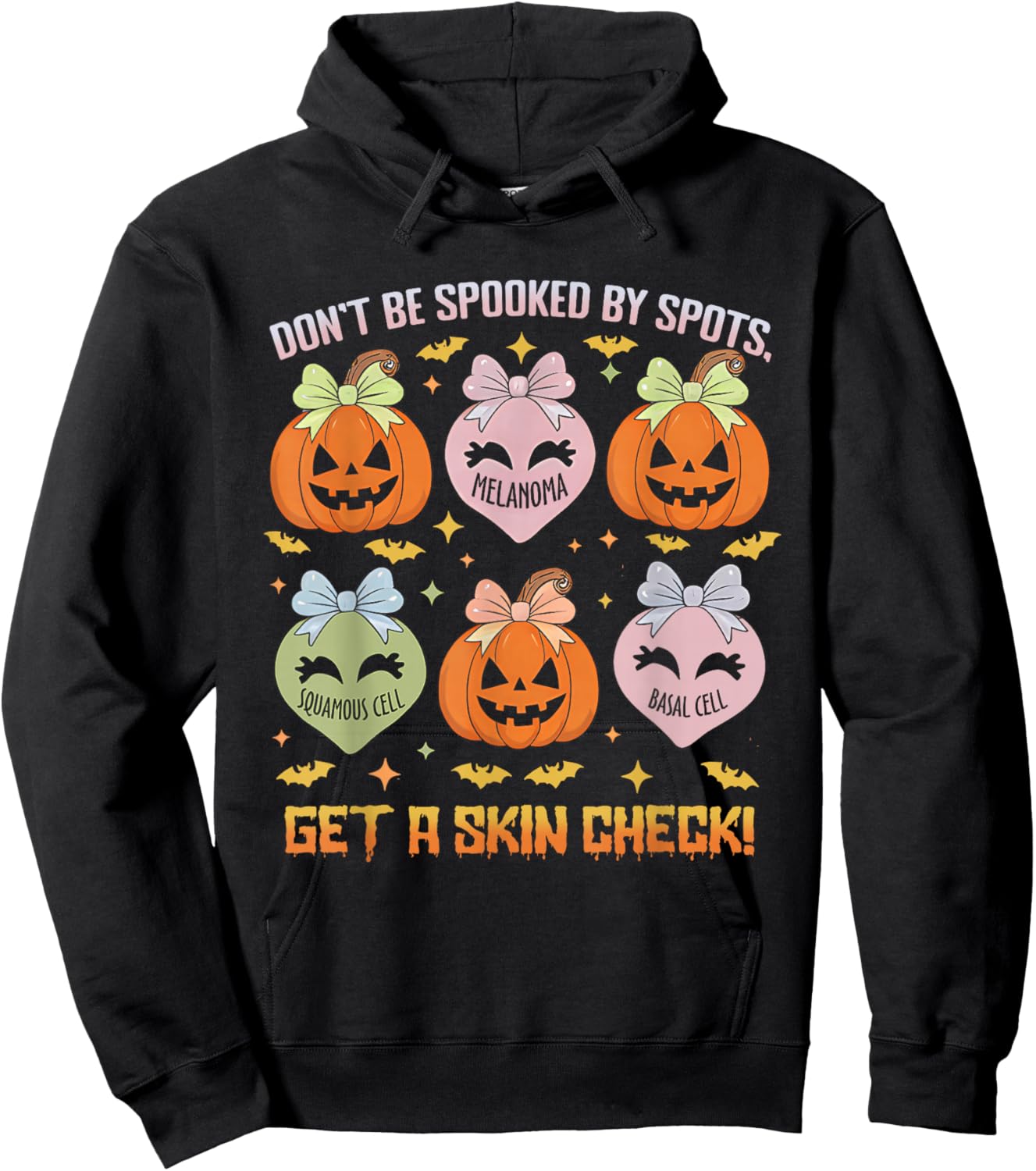 Dermatology Nurse Halloween Get A Skin Check Dermatologist Hoodie - Hoodie | Black