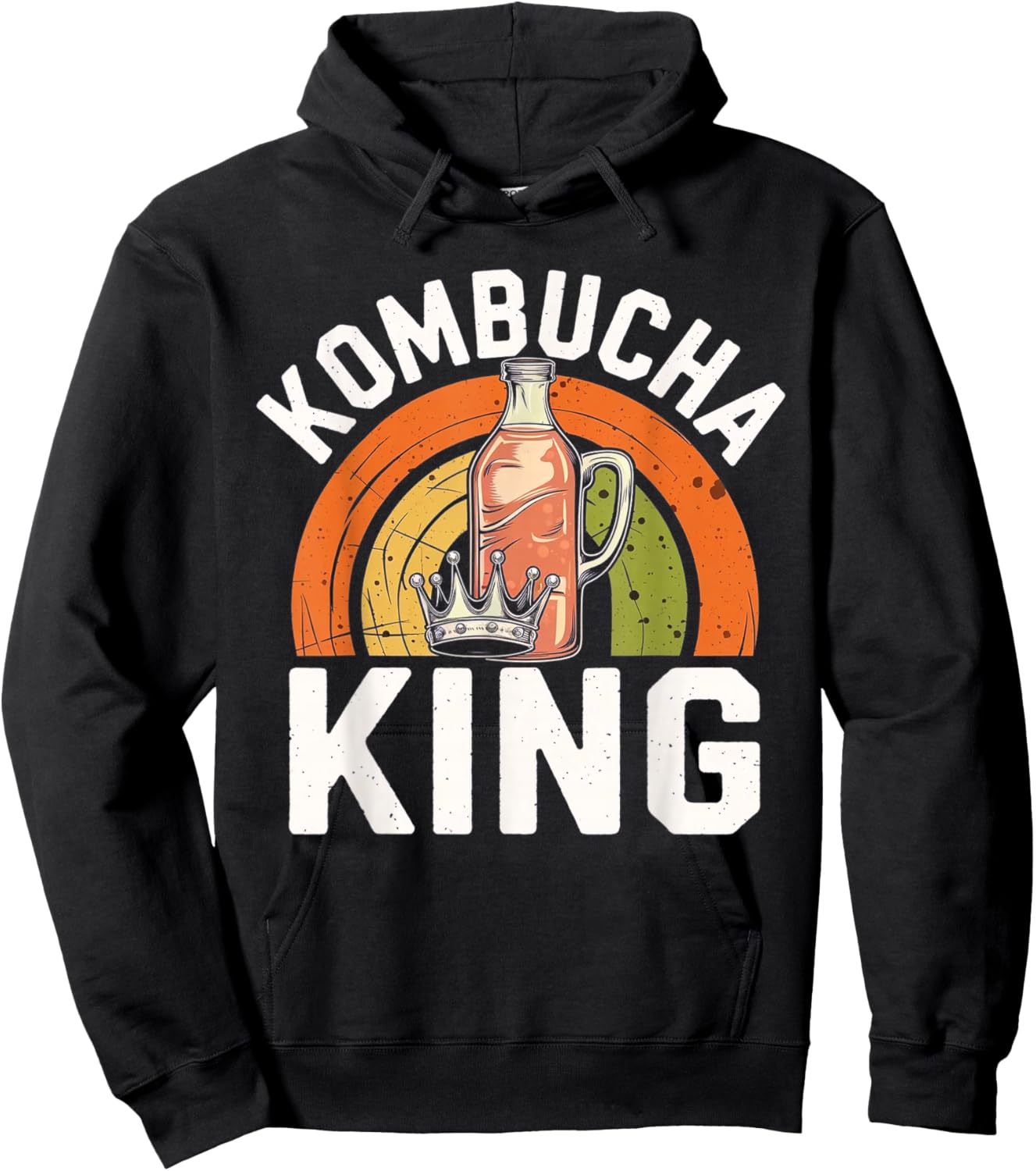Kombucha King Hoodie - Hoodie | Black