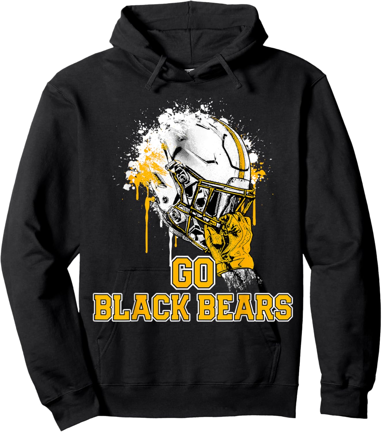 River View Black Bears Rising Helmet GO! Hoodie - Hoodie | Black