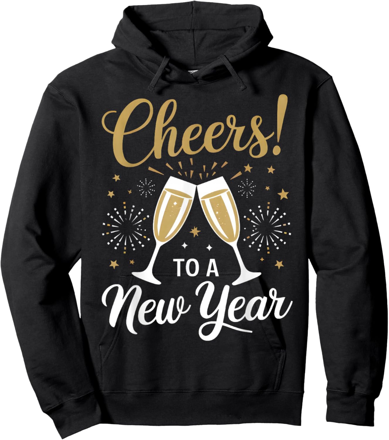 Cheers To A New Year Happy New Year 2026 Hoodie - Hoodie | Black