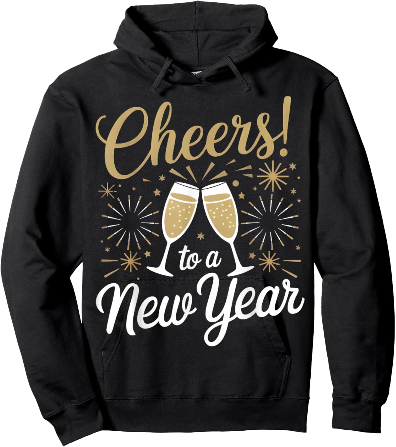 Cheers To A New Year Happy New Year 2026 Hoodie - Hoodie | Black