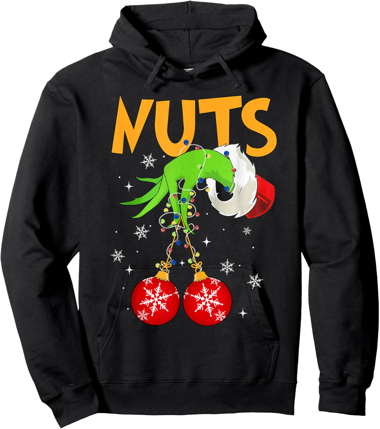 Chest Nuts Matching Chestnuts Christmas Snow Couples Men Hoodie - Hoodie | Black