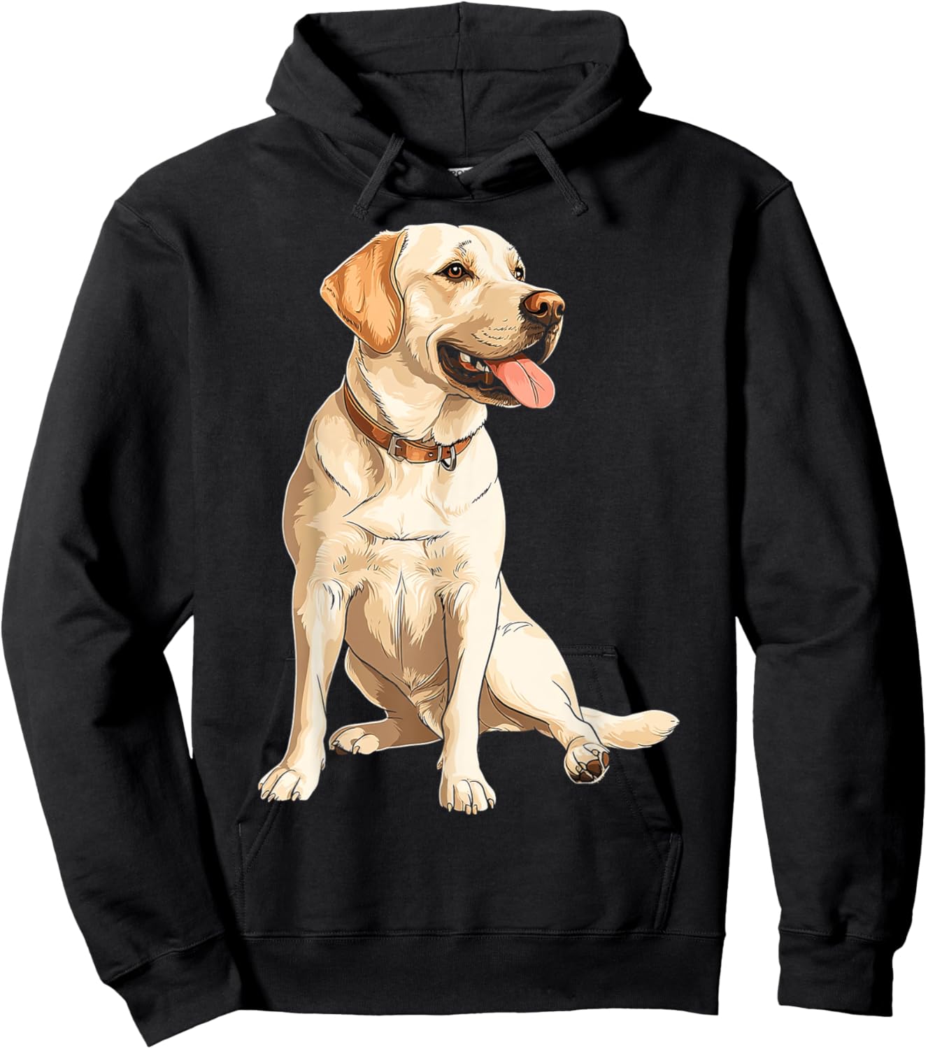 Labrador Retriever Dog Motif Pet Labrador Retriever Men Women Kids Hoodie - Hoodie | Black
