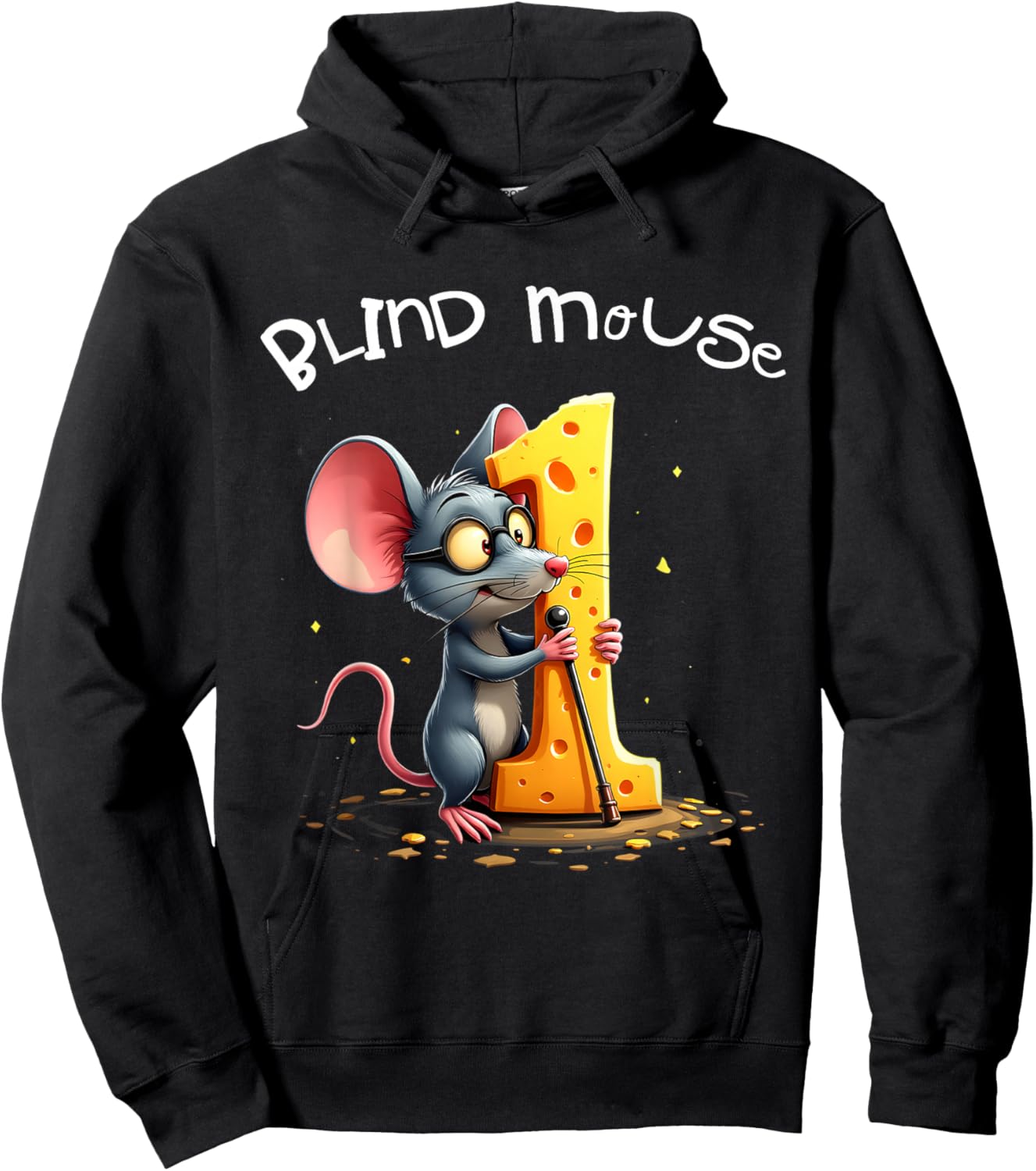 Three Blind Mice Matching Halloween Group Costume Mouse #1 Hoodie - Hoodie | Black