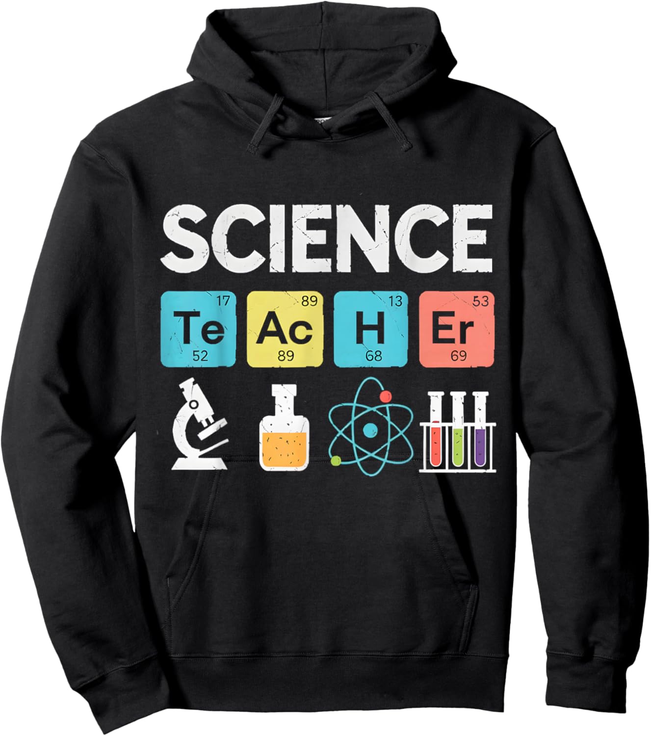 Funny Elements Periodic Table Science Teacher Hoodie - Hoodie | Black