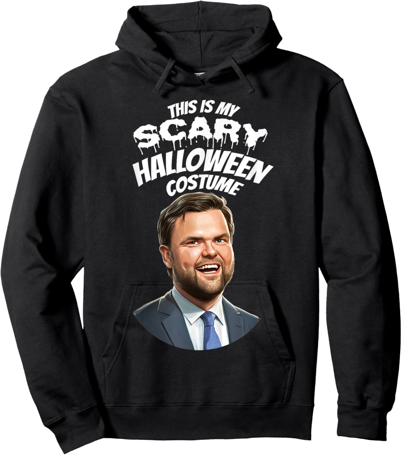 Funny Vance Scary Halloween Gag Vice President Costume Gag Hoodie - Hoodie | Black