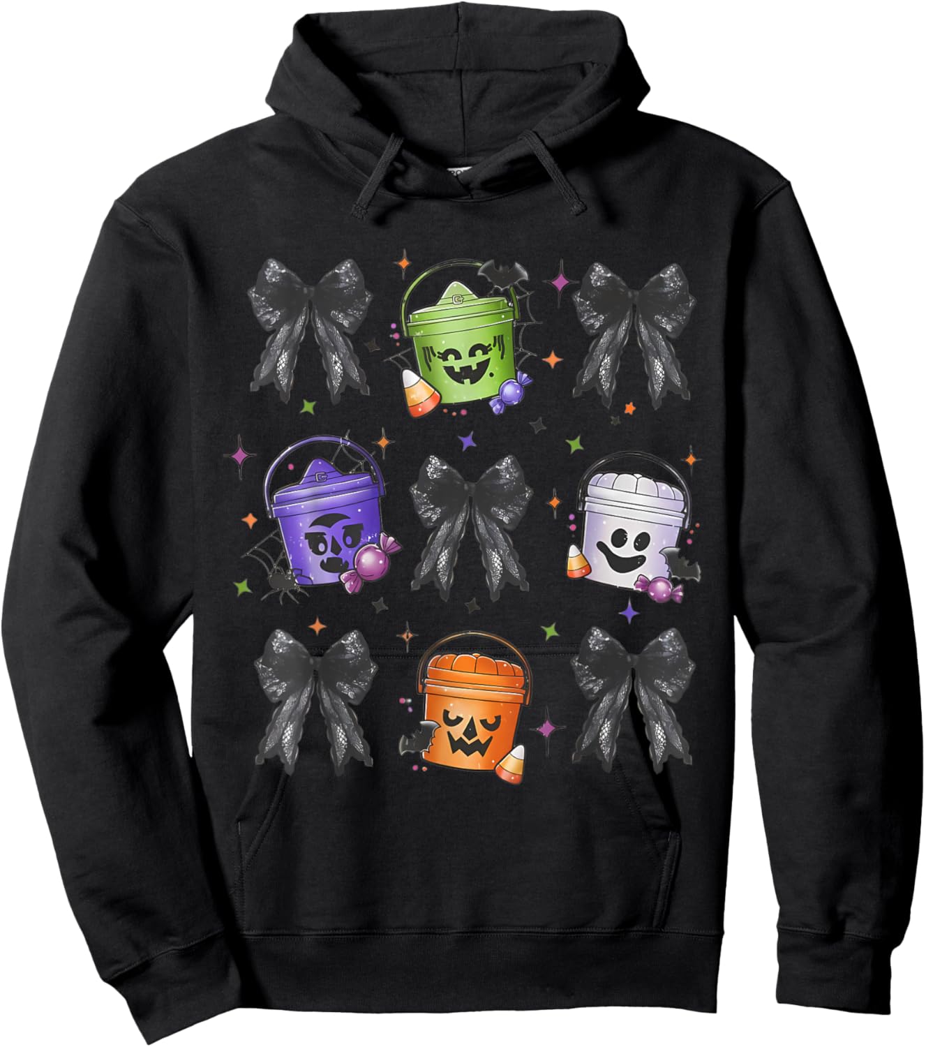 Spooky Nuggets Meal Bucket Trendy Halloween, Spooky Season Hoodie - Hoodie | Black