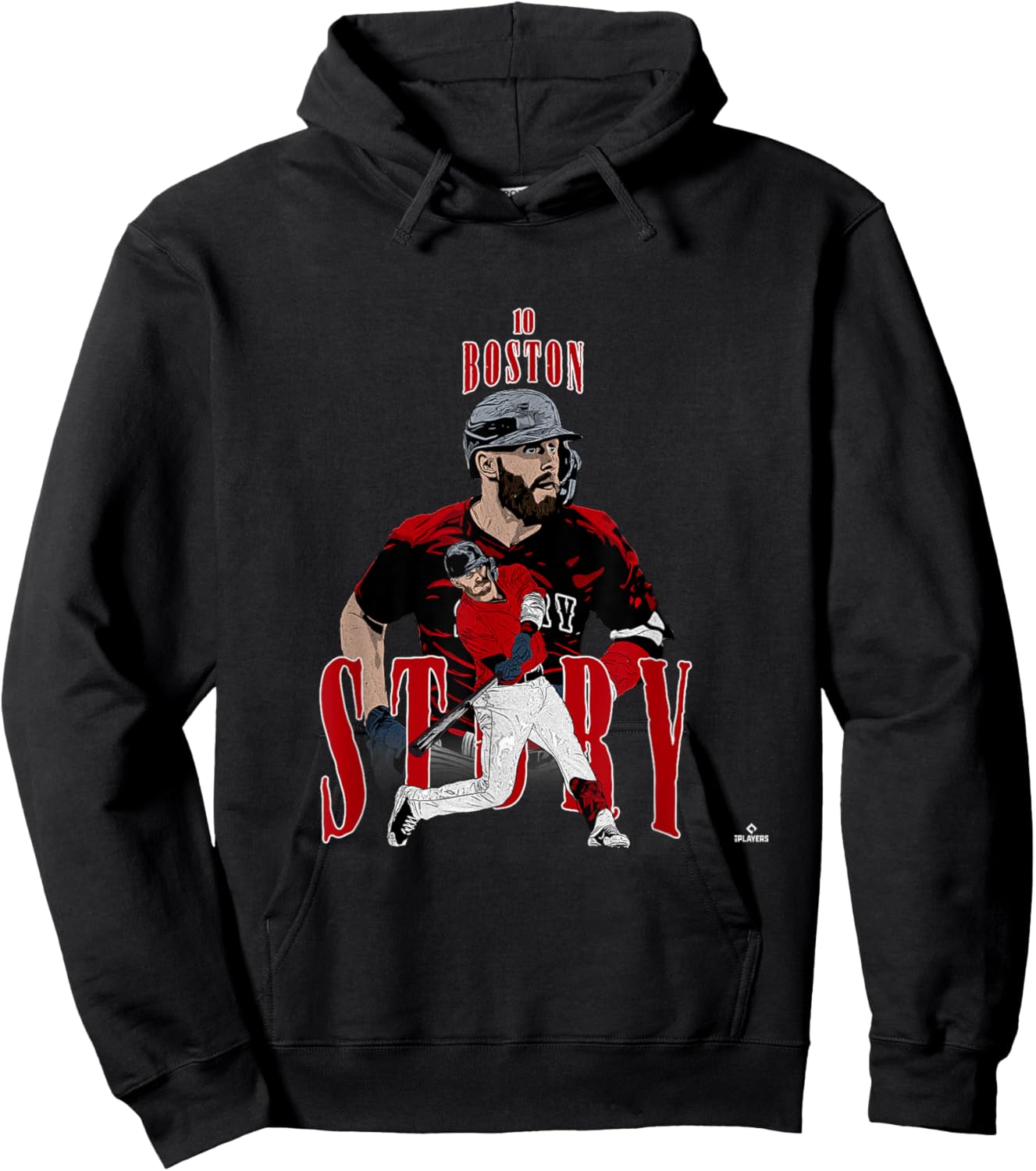 Trevor Story | Boston Baseball Players | MLBTSY3002 Hoodie - Hoodie | Black