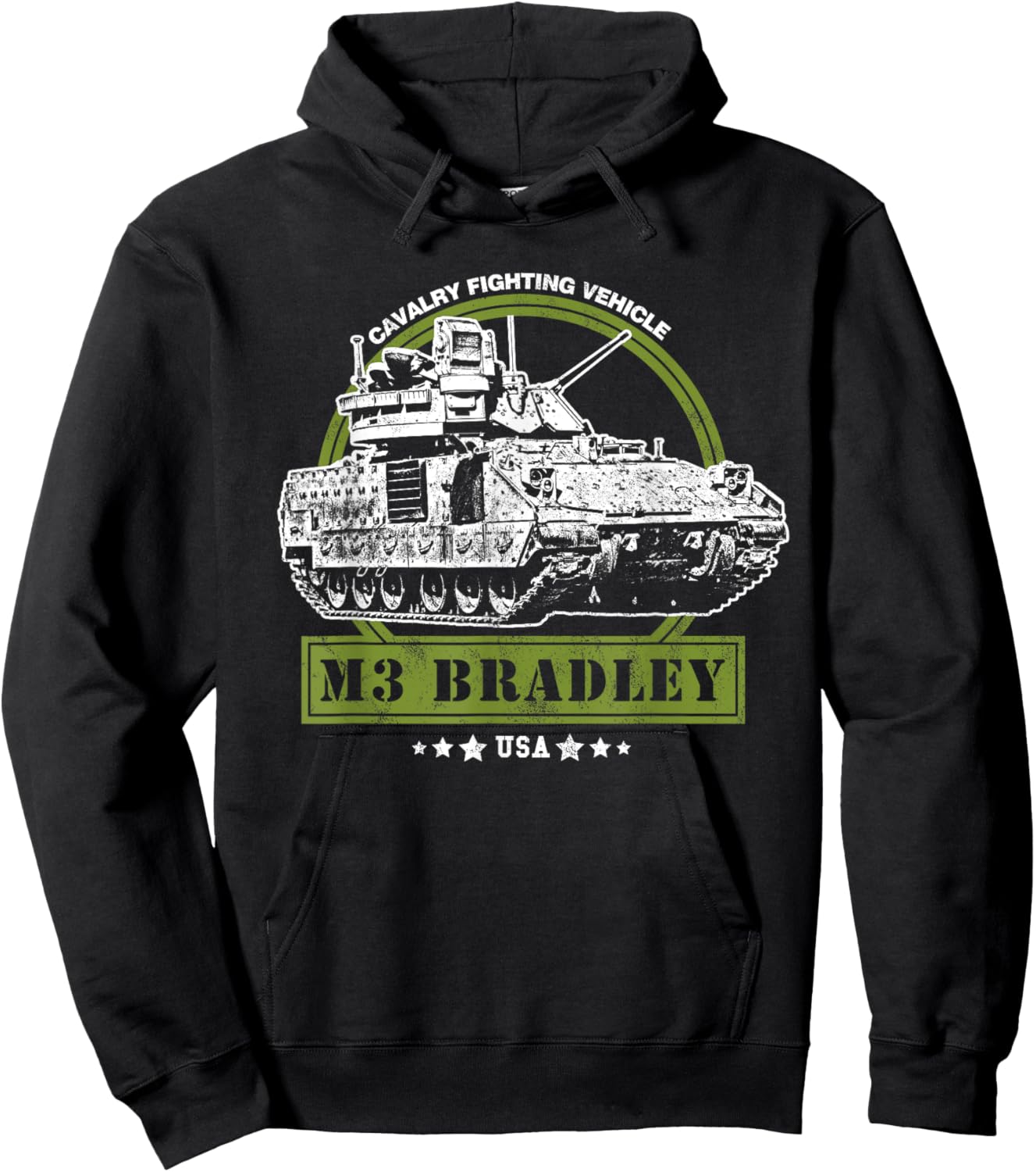 M3 Bradley Cavalry Fighting Vehicle Hoodie - Hoodie | Black