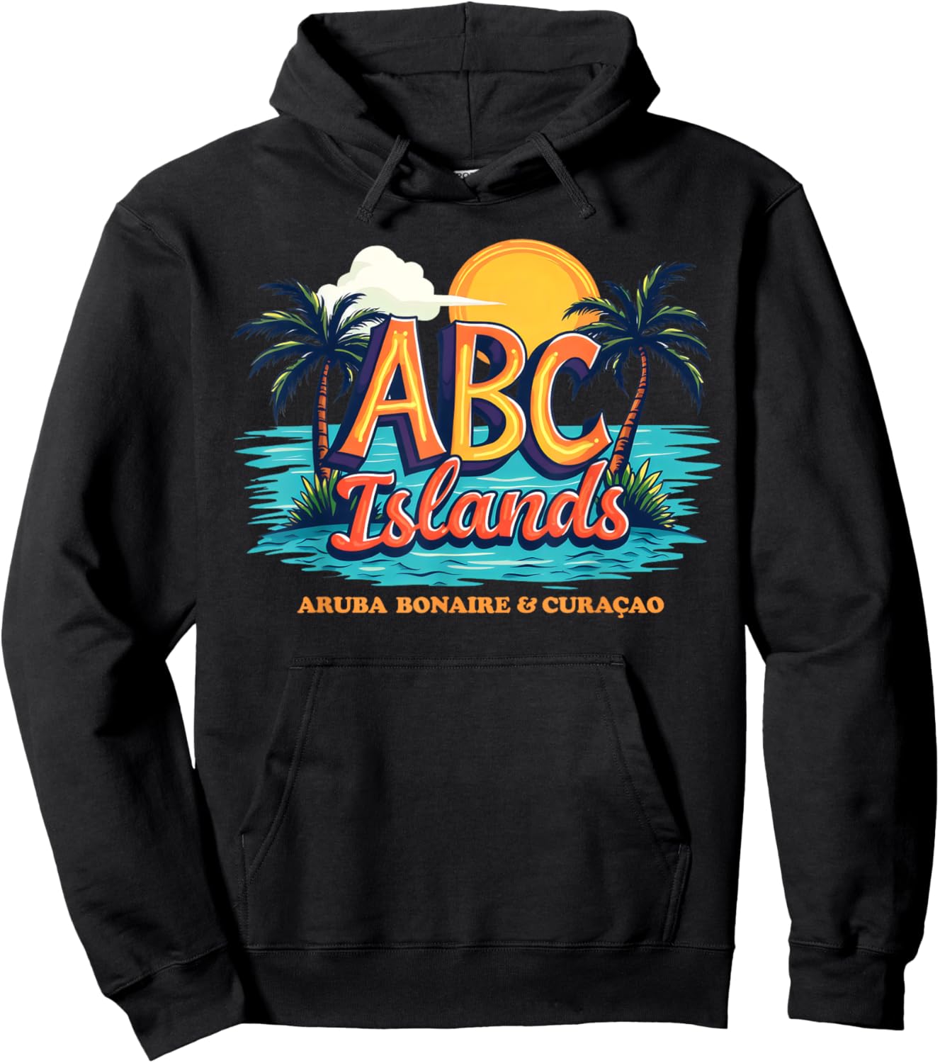 Aruba Bonaire Curacao Cruise Vacation Caribbean ABC Islands Hoodie - Hoodie | Black