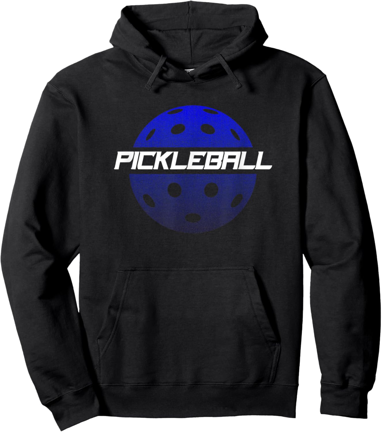 Pickleball - Stylish - Simple - Pickleball Hoodie - Hoodie | Black