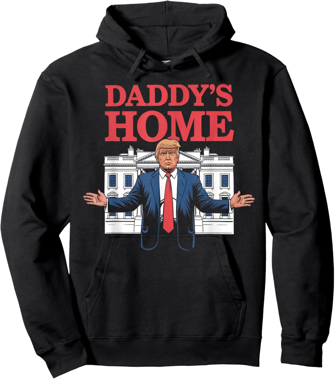 Daddy's Home Gifts Women Kids Hoodie - Hoodie | Black