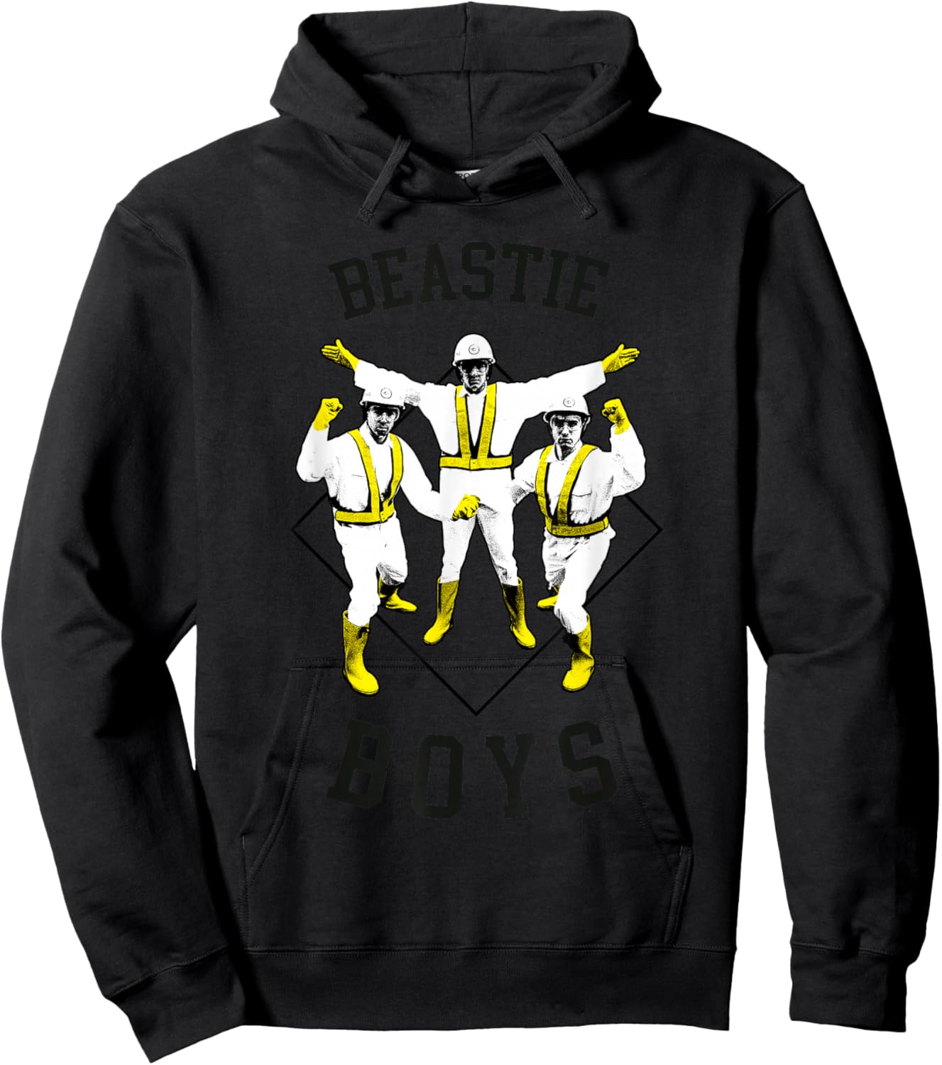 Beastie Boys Official Hello Nasty - -Adults, Music Fans, All Ages - Grey, Small, Short Sleeve, Classic Fit, , Polyester Hoodie - Hoodie | Black