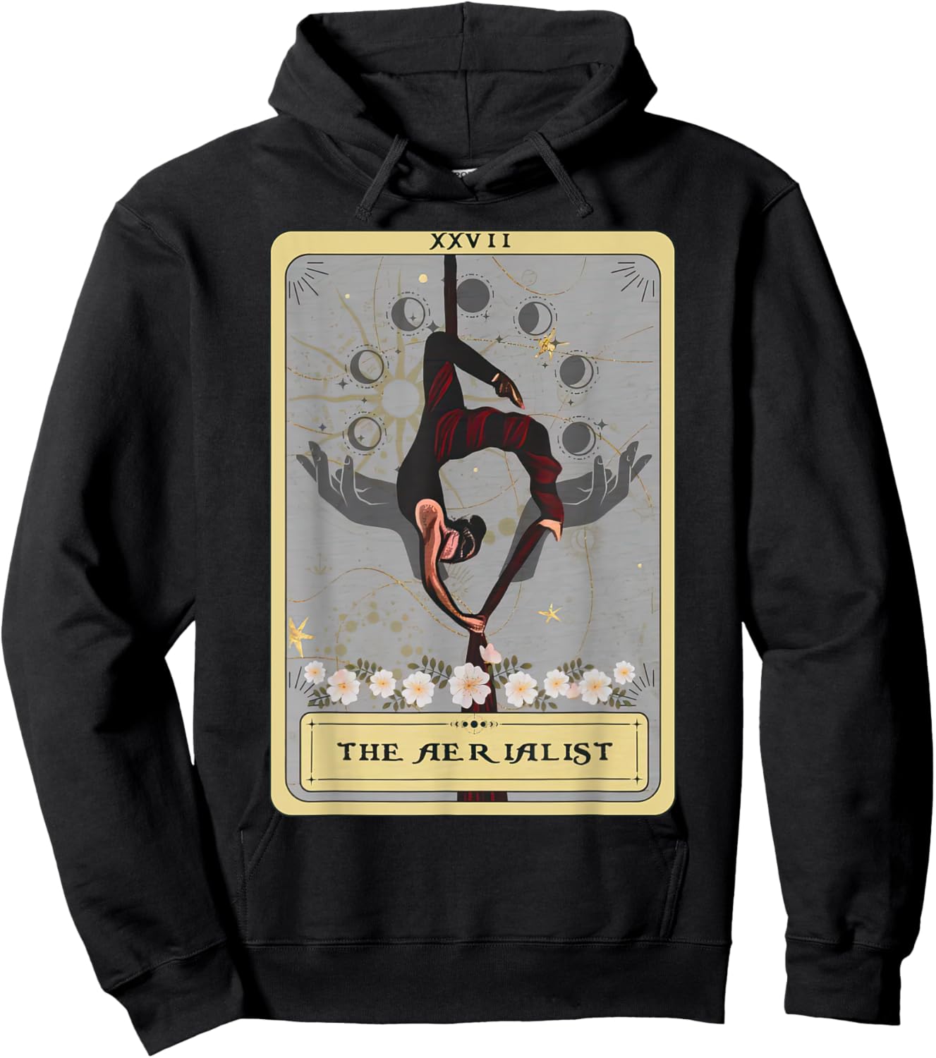 Aerialist Tarot Card Aerial Dancing Aerial Dancer Women Hoodie - Hoodie | Black