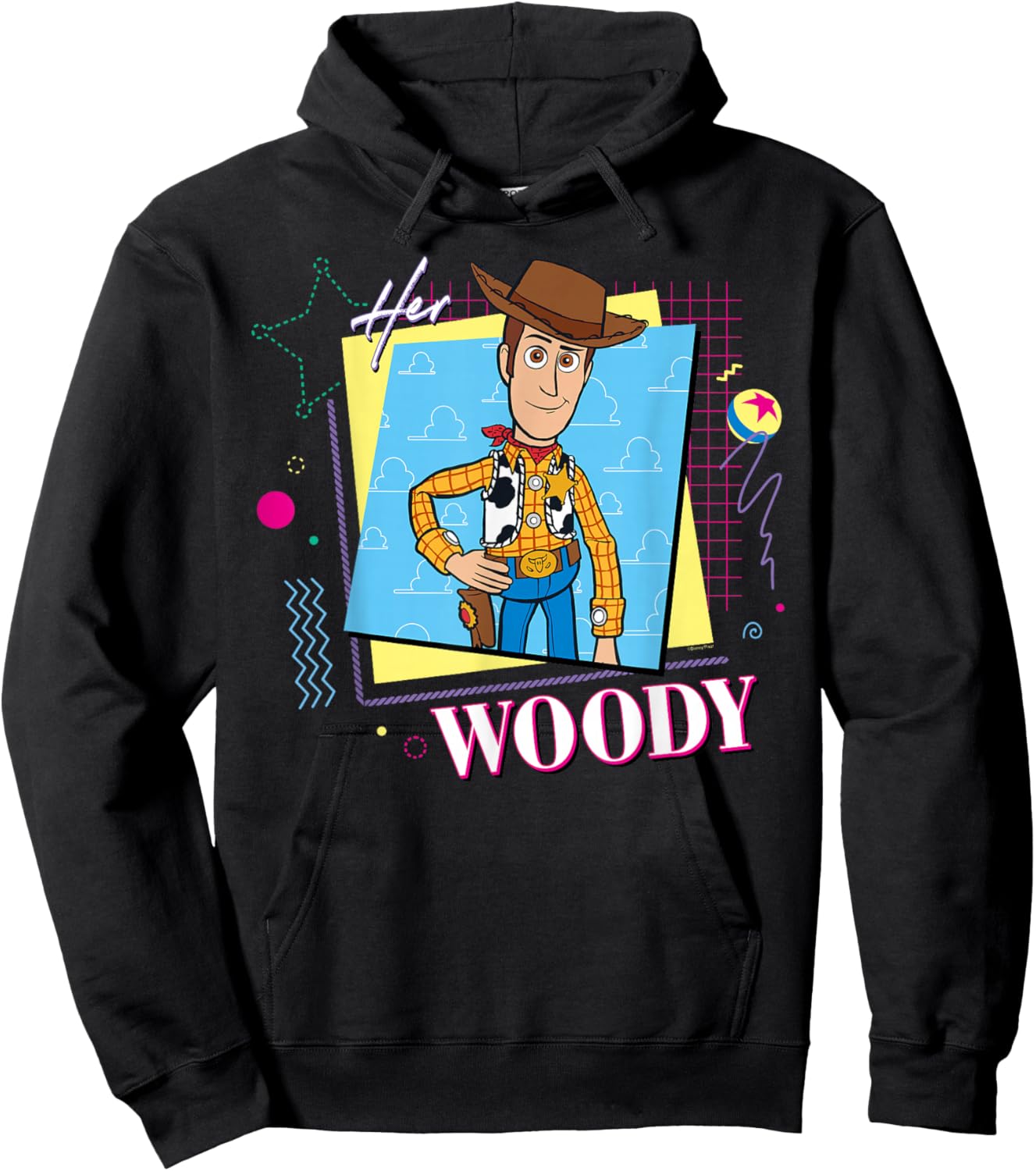 Disney and Pixar's Toy Story Couples Matching Her Woody Hoodie - Hoodie | Black