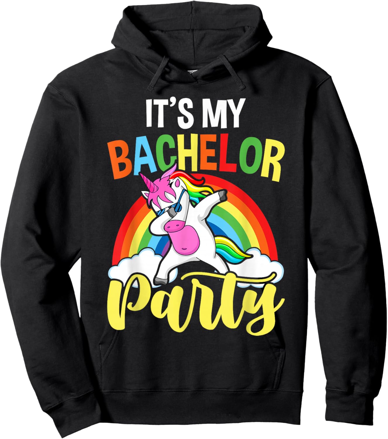 It's My Bachelor Party Naughty Funny Groom Hoodie - Hoodie | Black