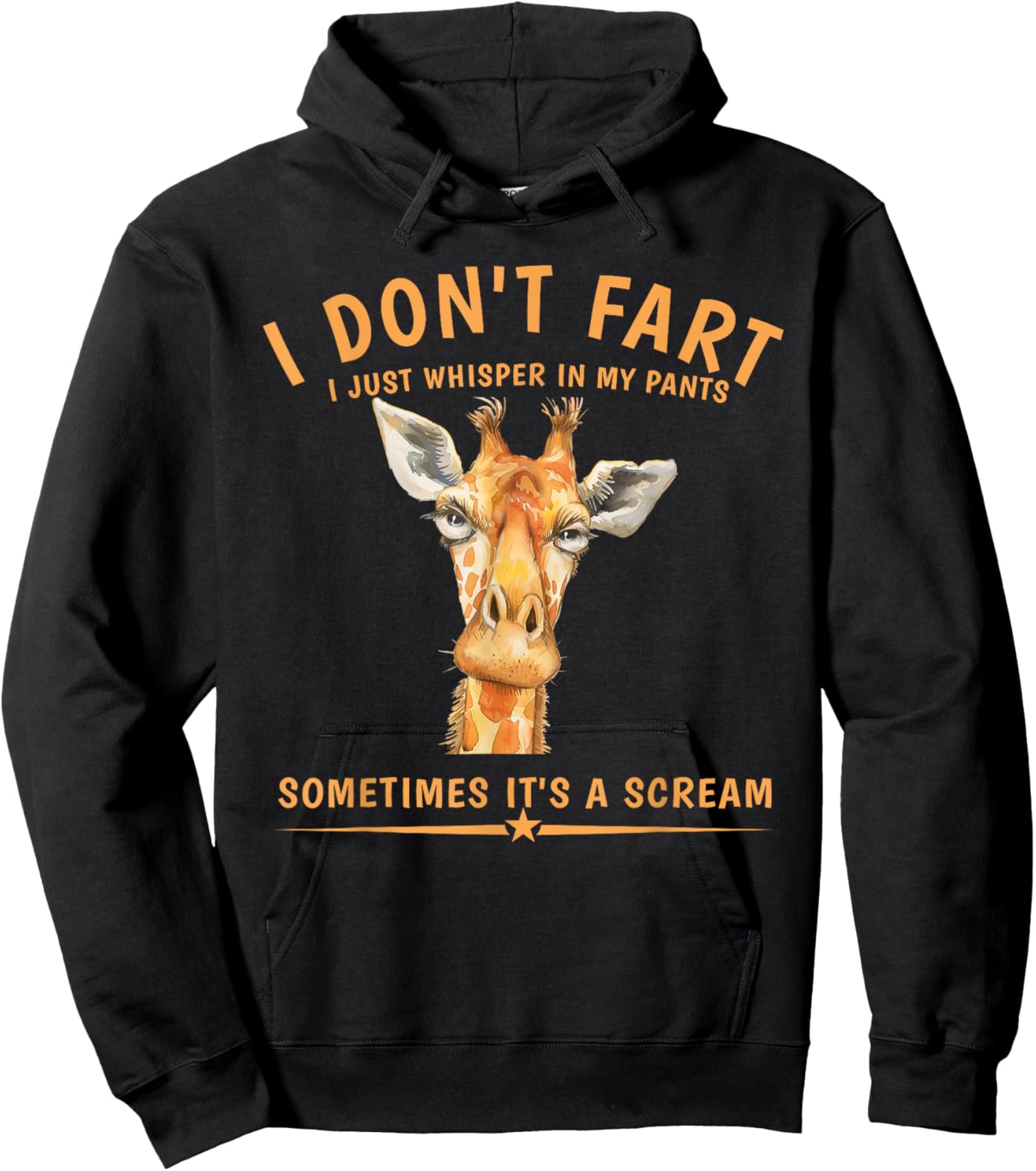 I don't fart, I just whisper in my Hoodie - Hoodie | Black