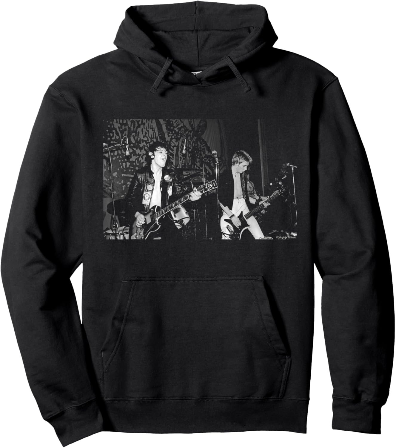 Stiff Little Fingers Punk Band Live By Virgina Turbett Hoodie - Hoodie | Black