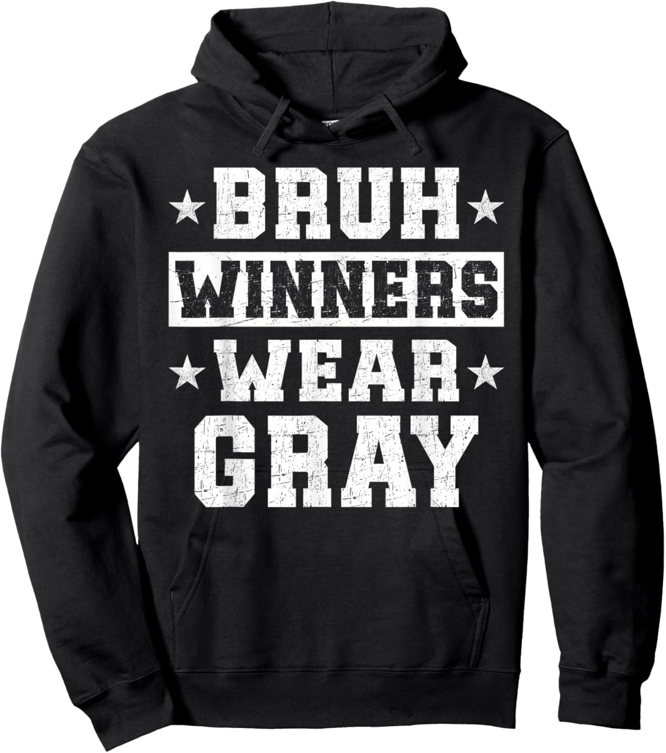 Spirit Week Winners Wear Gray Camp Team Game Color Sports Hoodie - Hoodie | Black